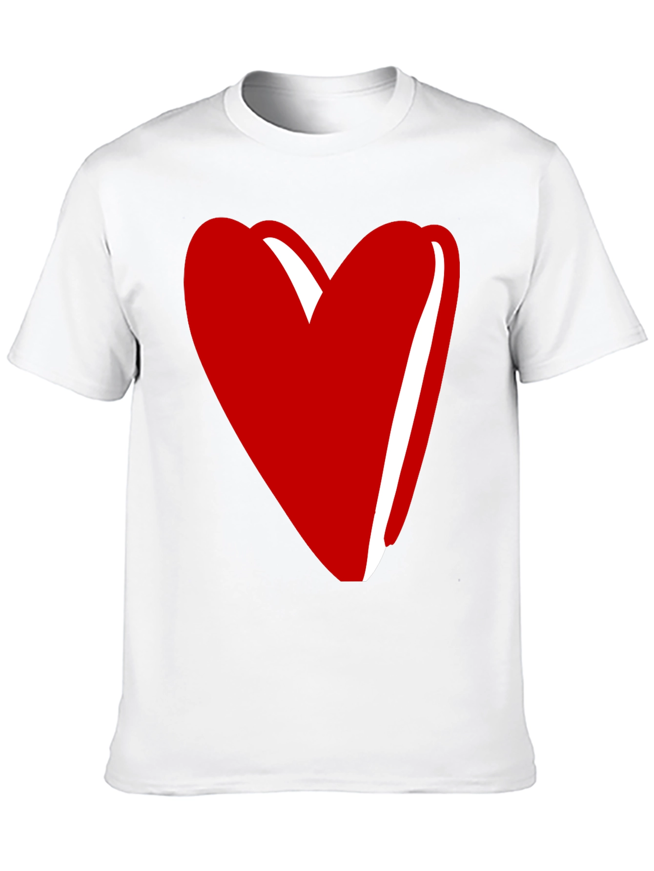 Black Heart Graphic Tee - Stylish Unisex Crew Neck T-Shirt view 10