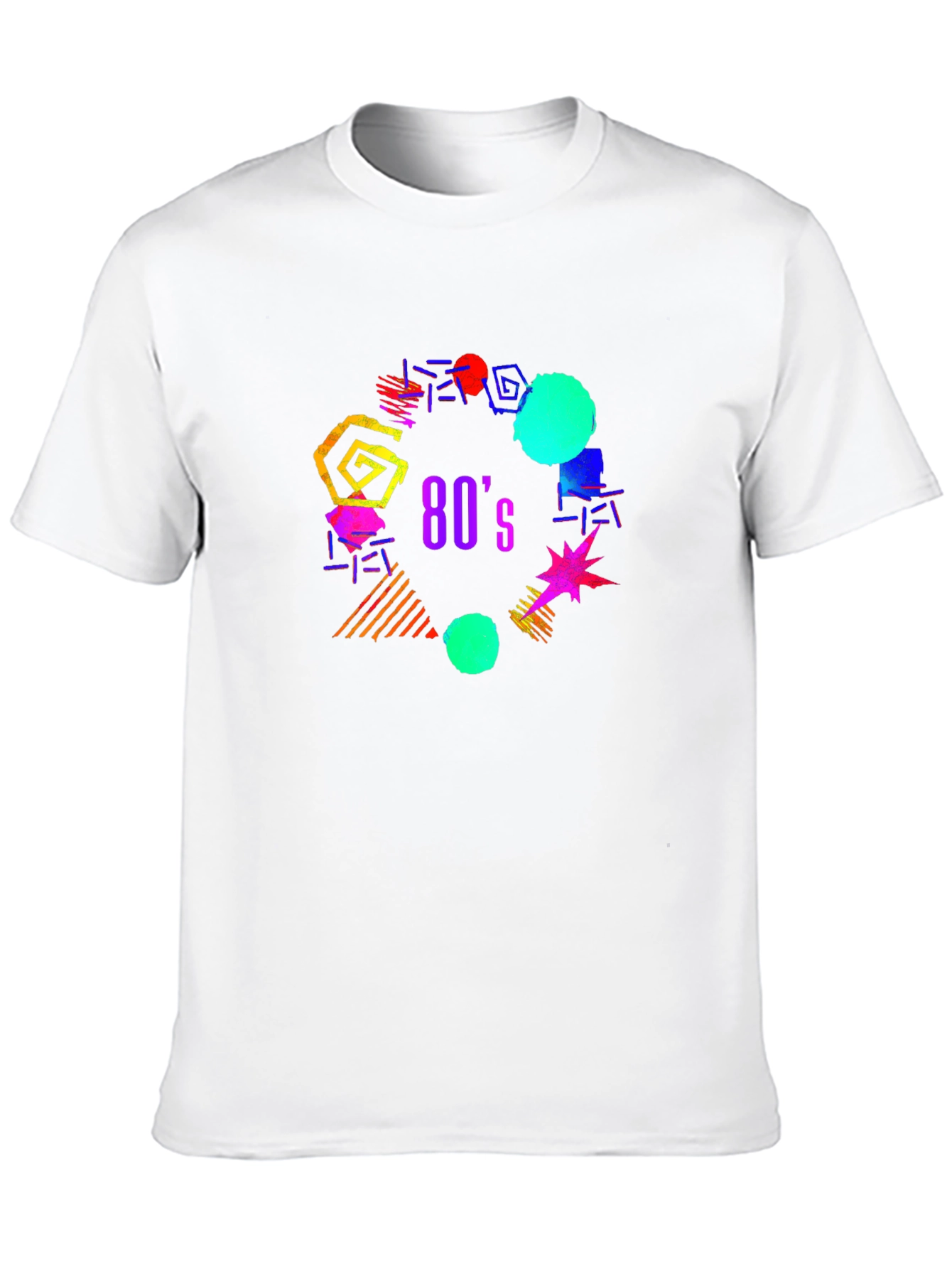 Black 80's Retro Graphic T-Shirt - Black view 10