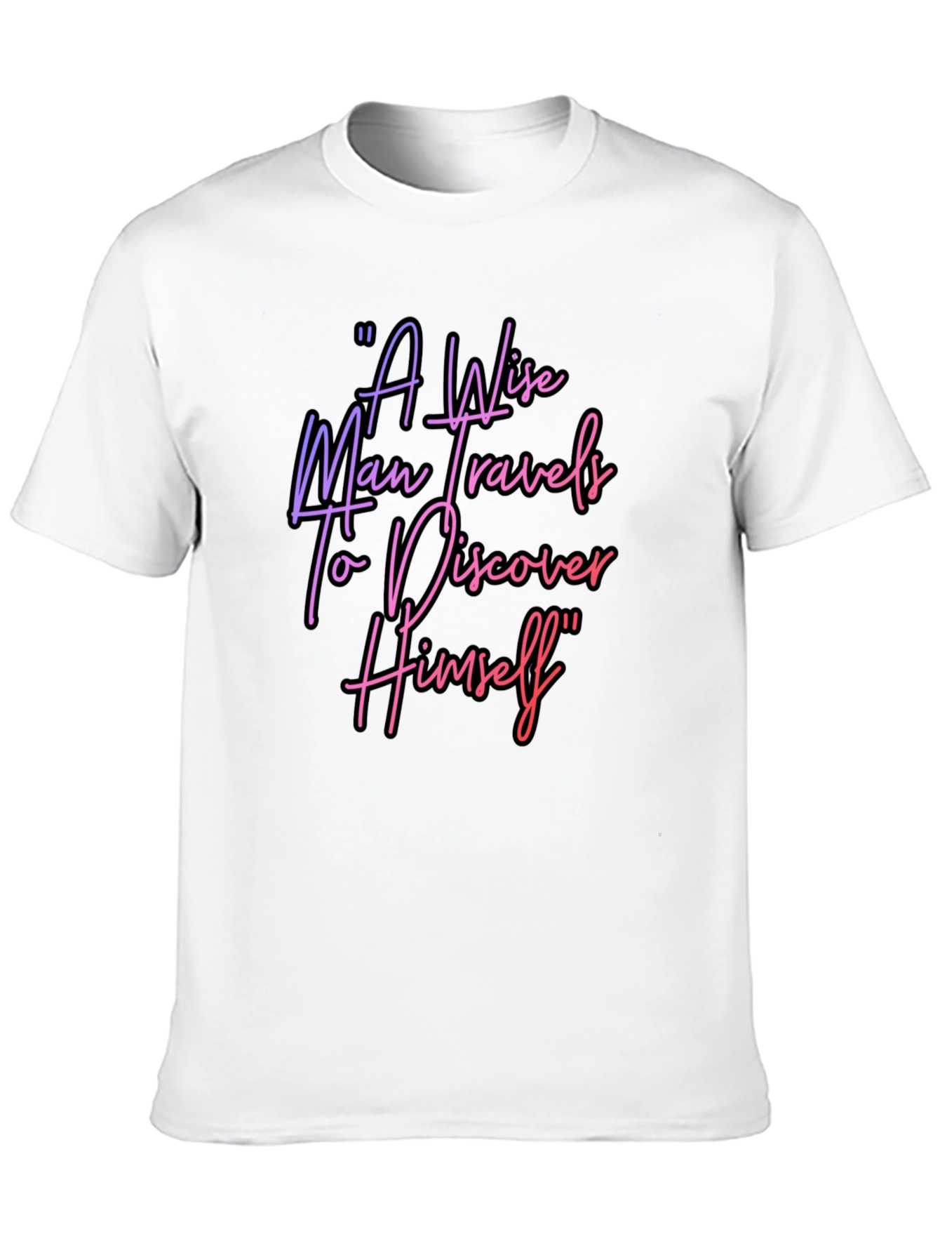 Black Wise Man Travels T-Shirt view 10