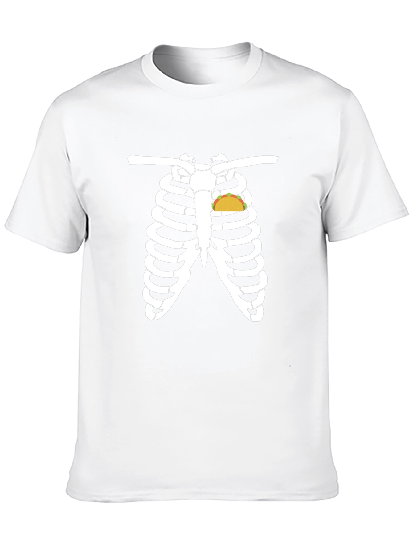 Black Taco Skeleton Ribcage Graphic Tee view 10