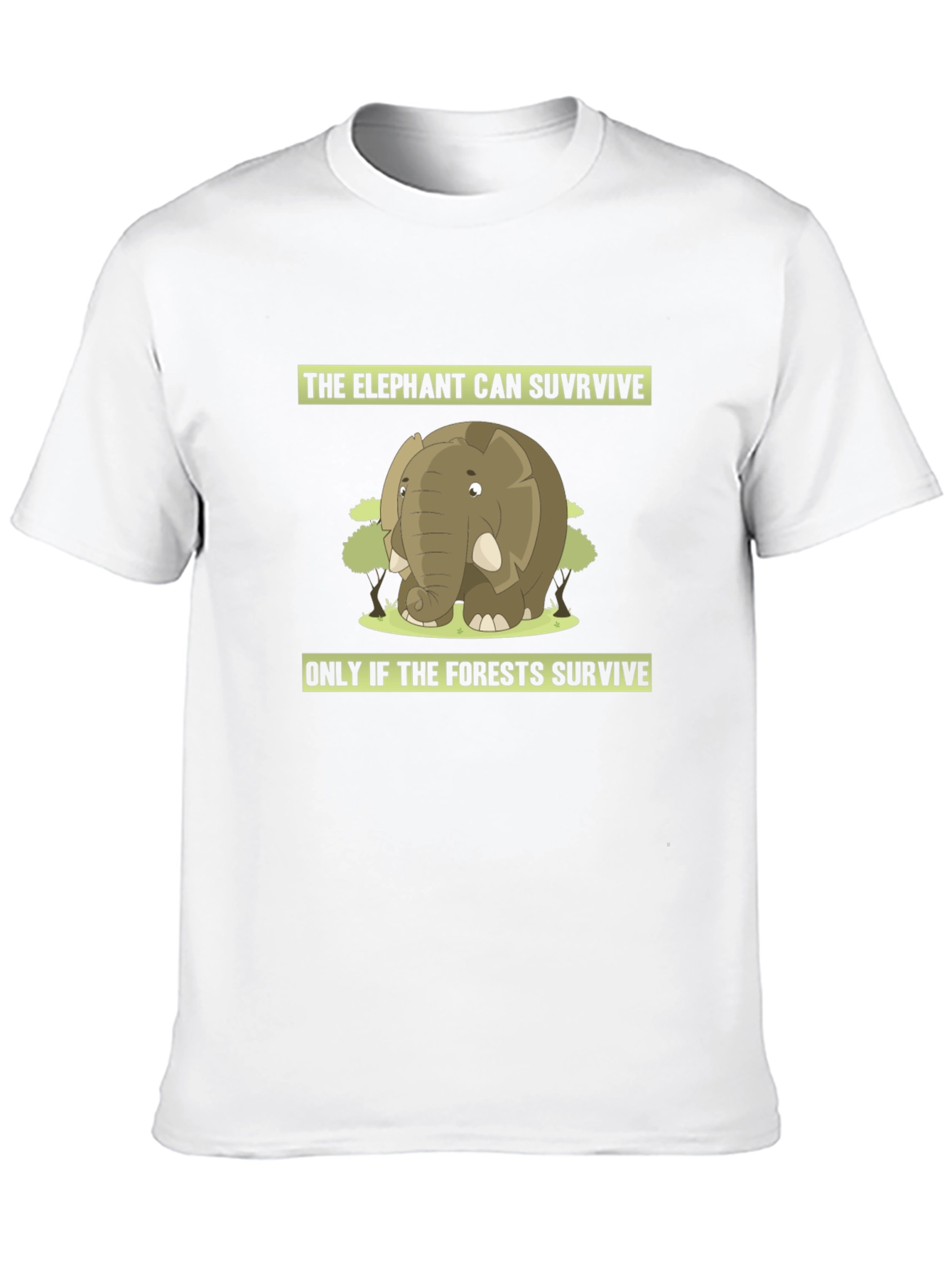 Black Elephant Conservation T-Shirt view 10