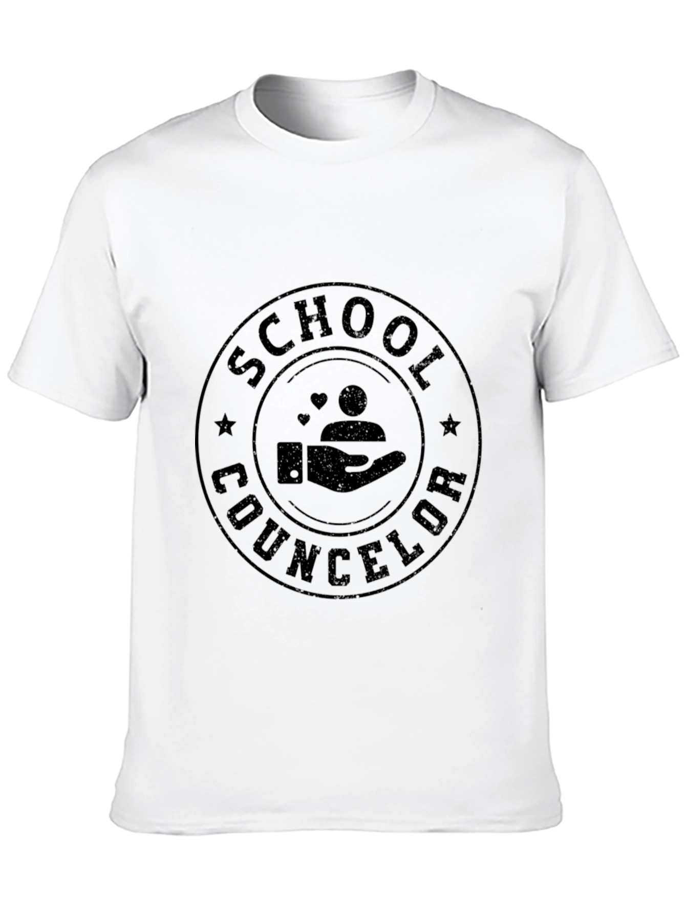 School Counselor T-Shirt - Helping Hand Graphic - 10