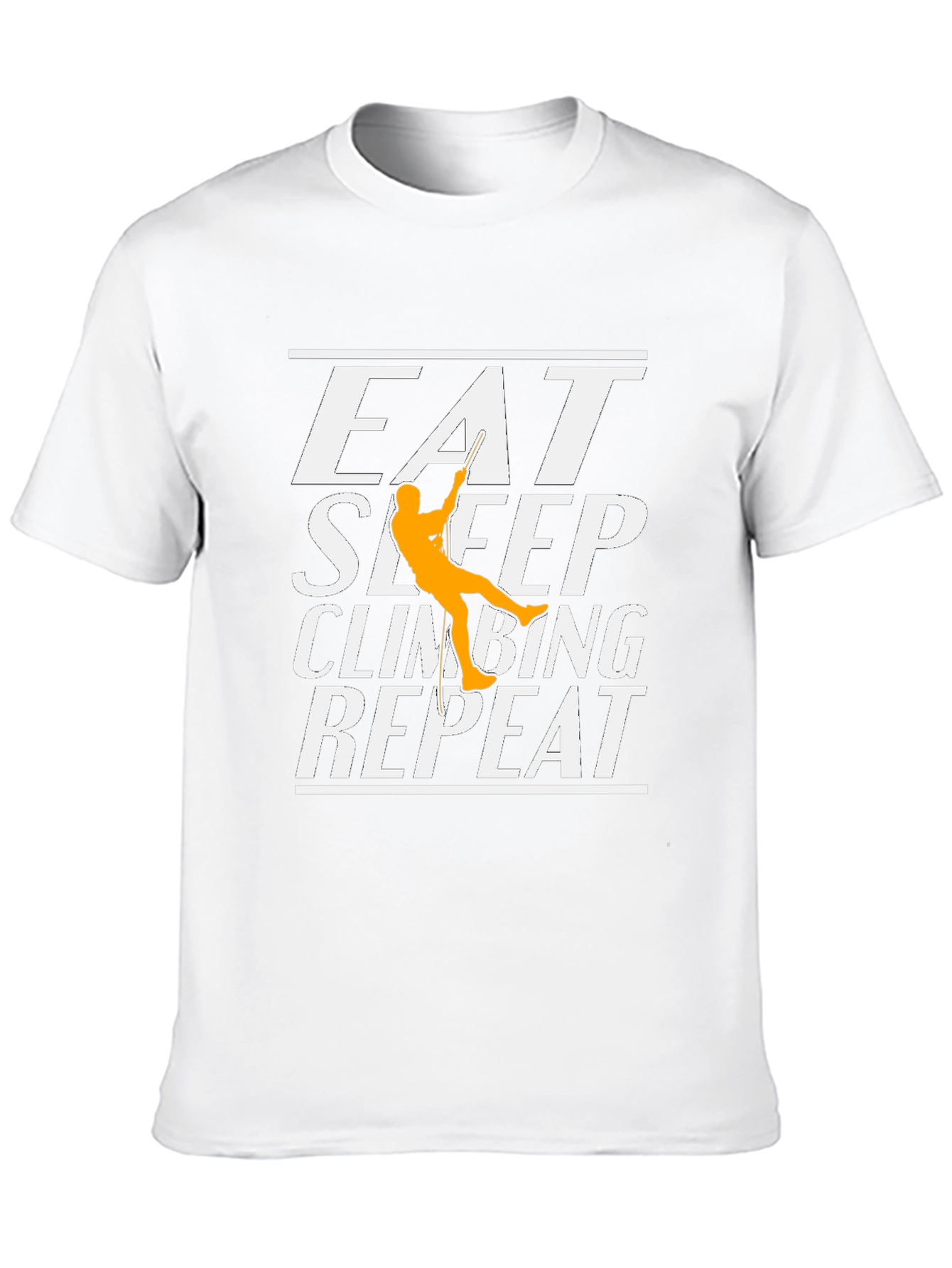 Black Eat Sleep Climbing Repeat T-Shirt view 10
