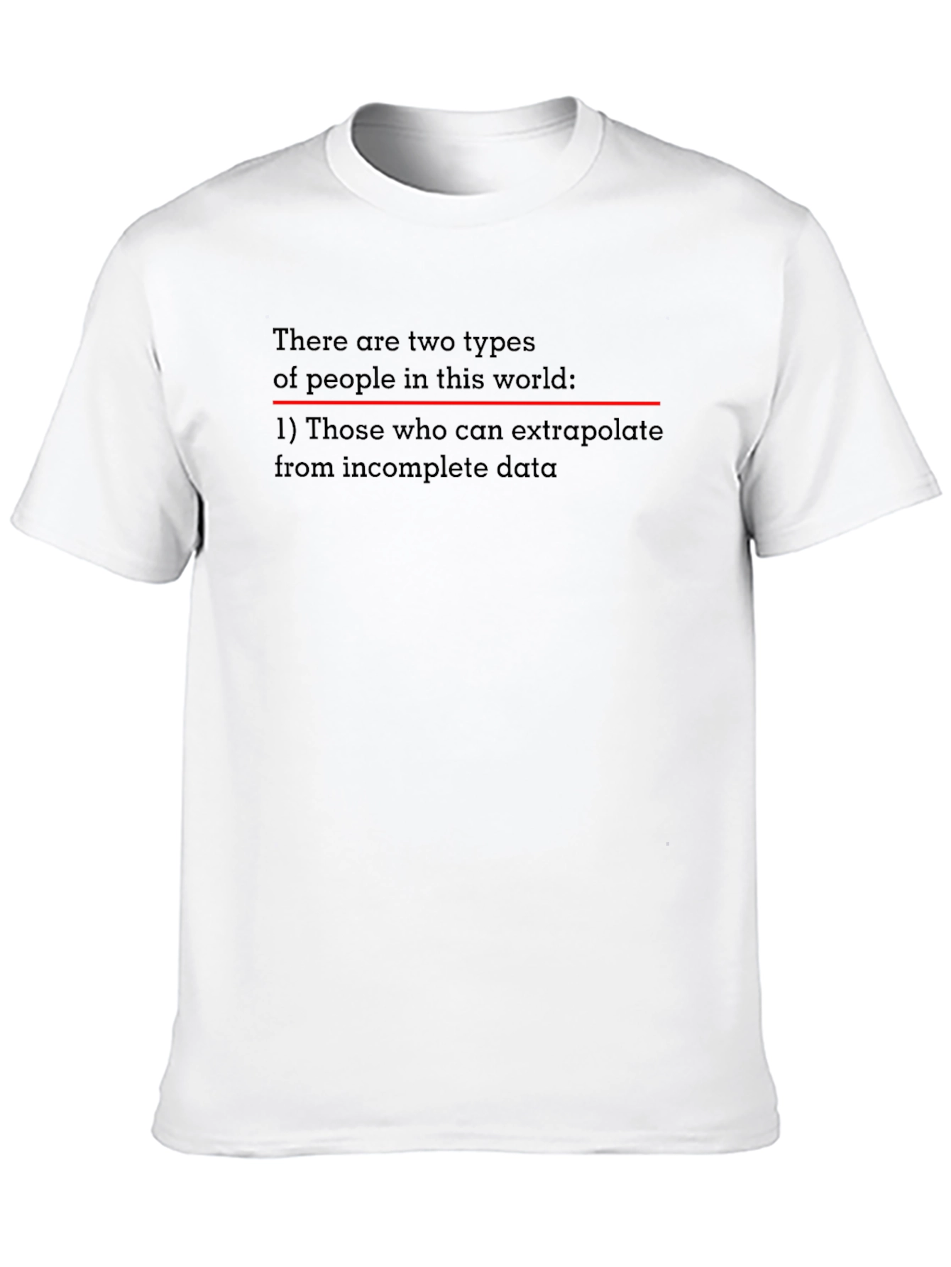 Black Extrapolate Humor T-Shirt - Black Novelty Tee view 10