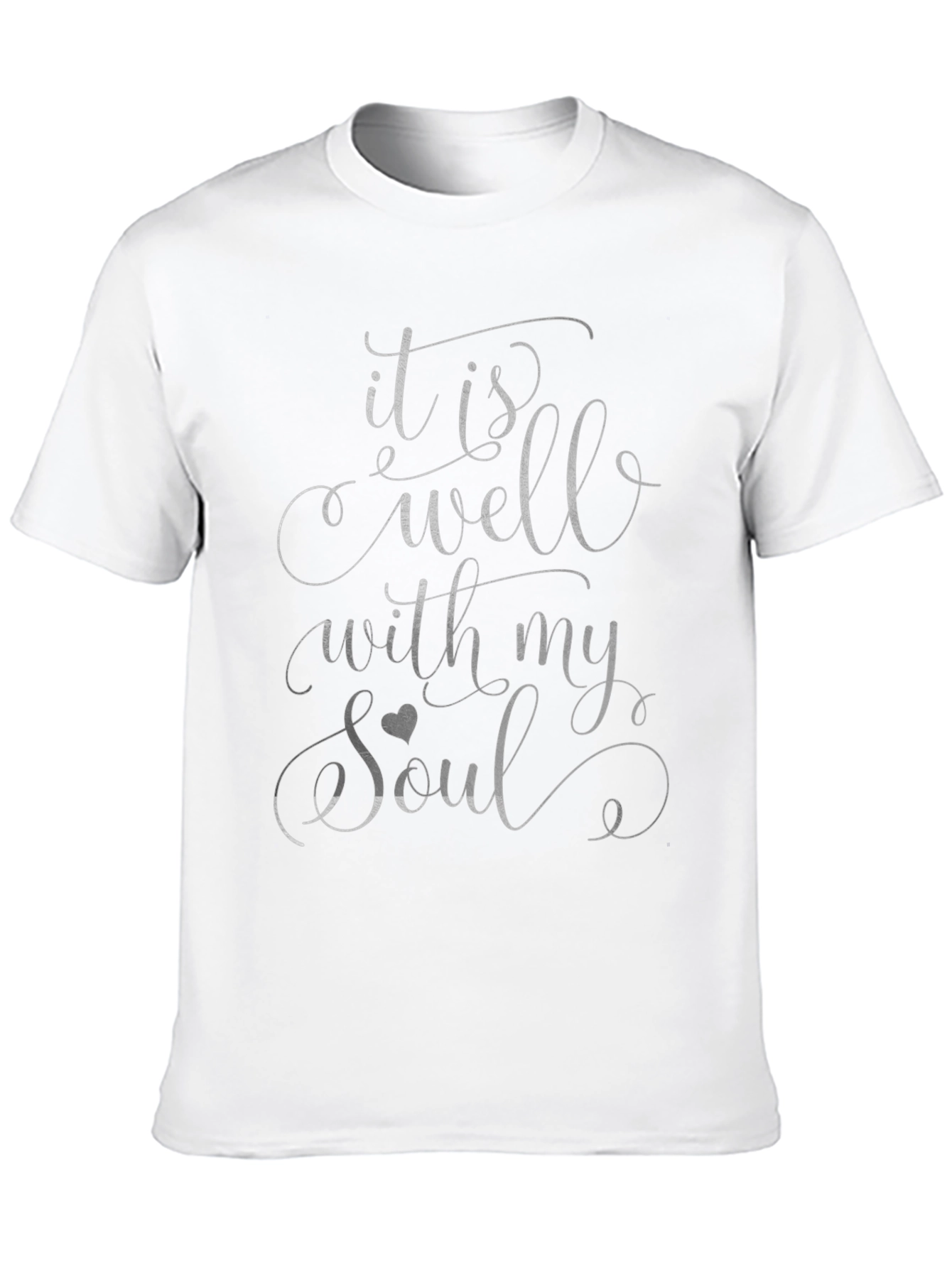 Black It is Well With My Soul Graphic Tee view 10