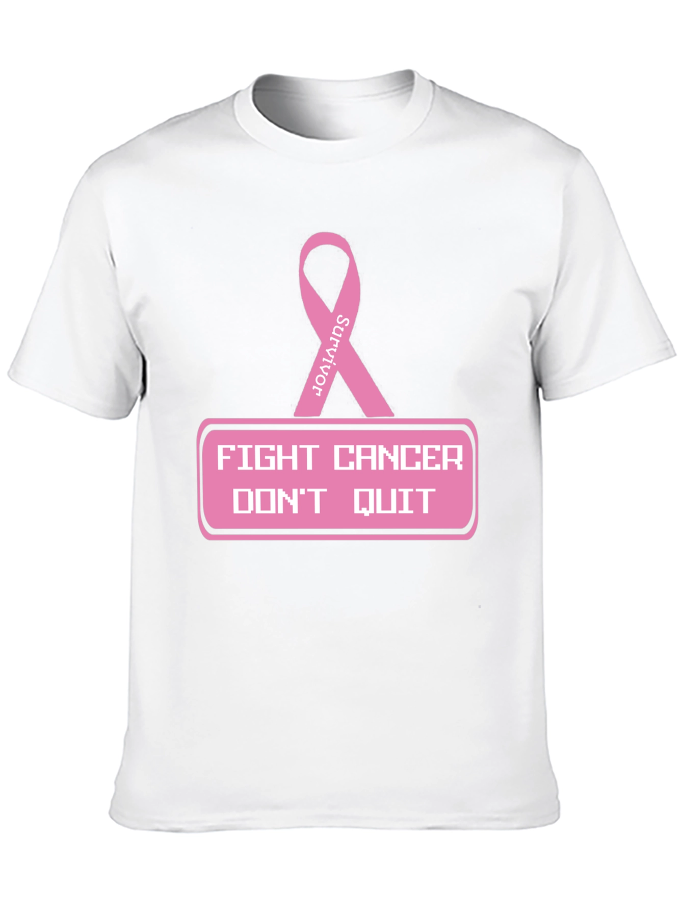 Black Fight Cancer T-Shirt view 10