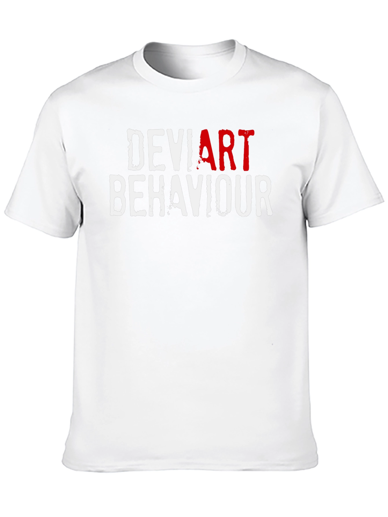 Black Deviant Art Behaviour T-Shirt - Bold Statement Tee view 10