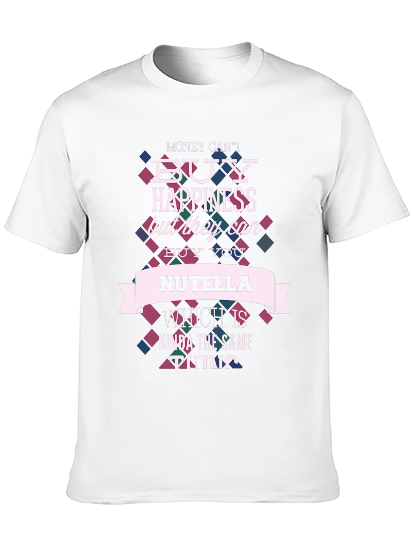 Black Nutella Happiness T-Shirt - Funny Novelty Tee view 10