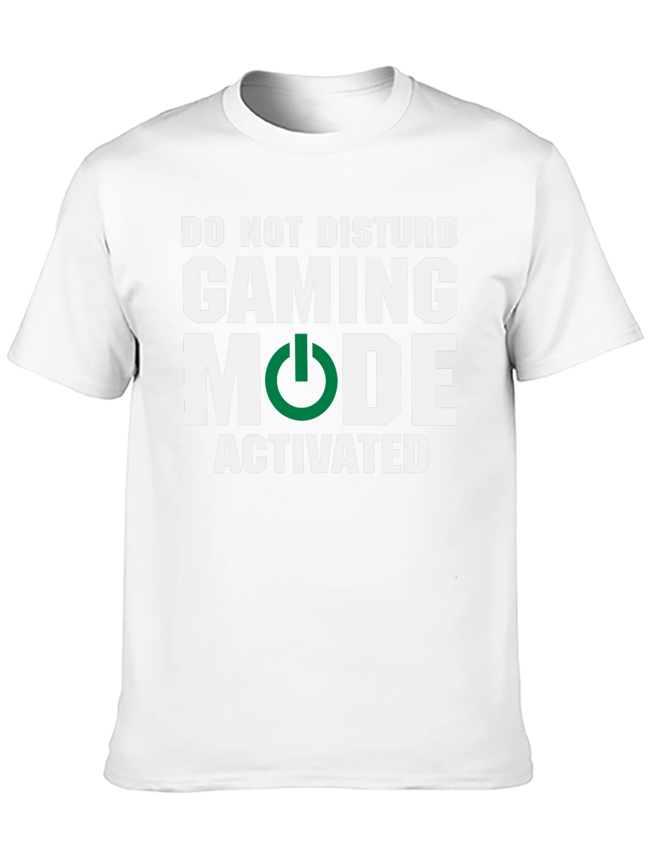 Black Gaming Mode Activated T-Shirt - Gamer Apparel view 10