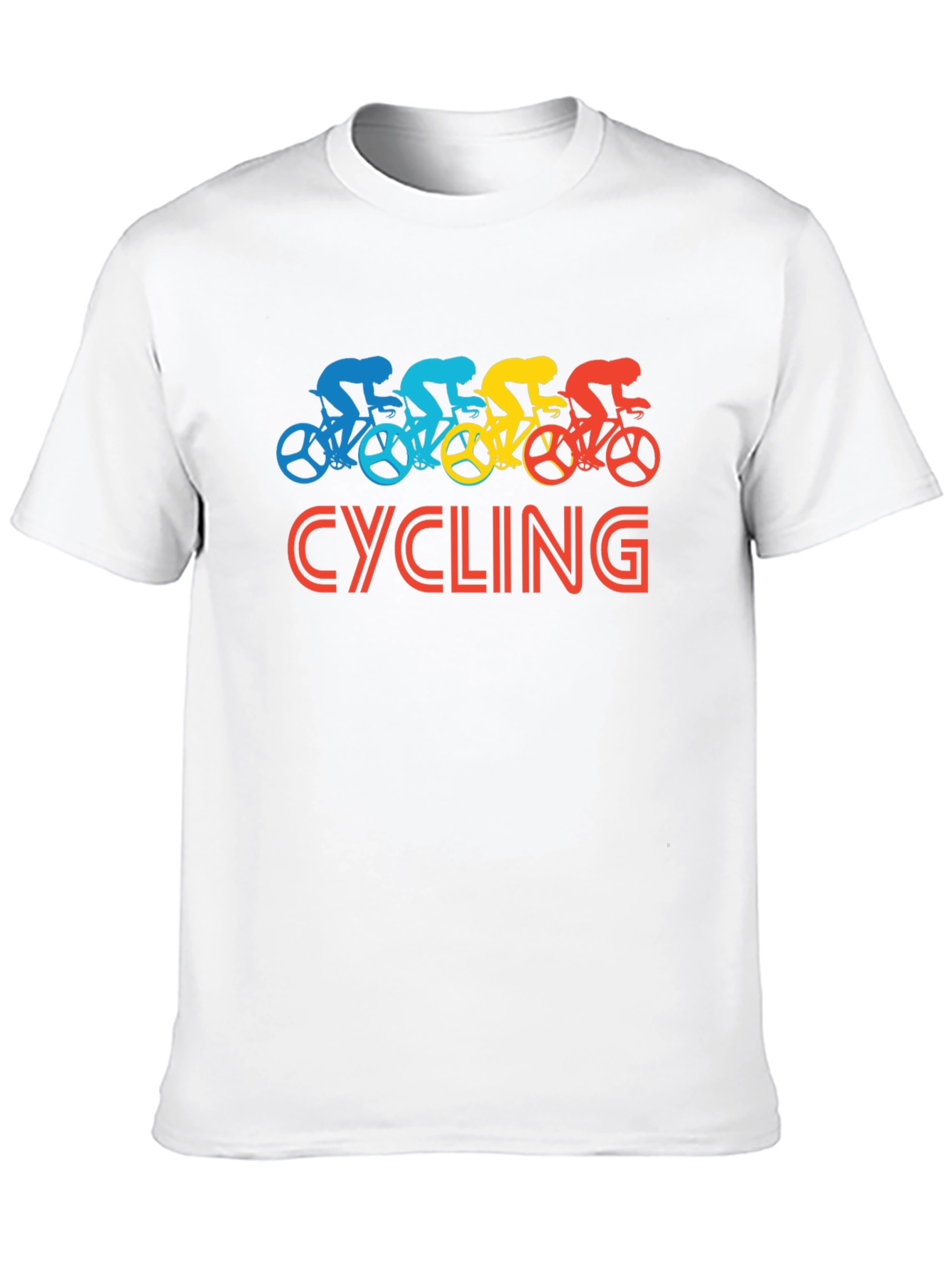 Black Cycling Retro T-Shirt view 10