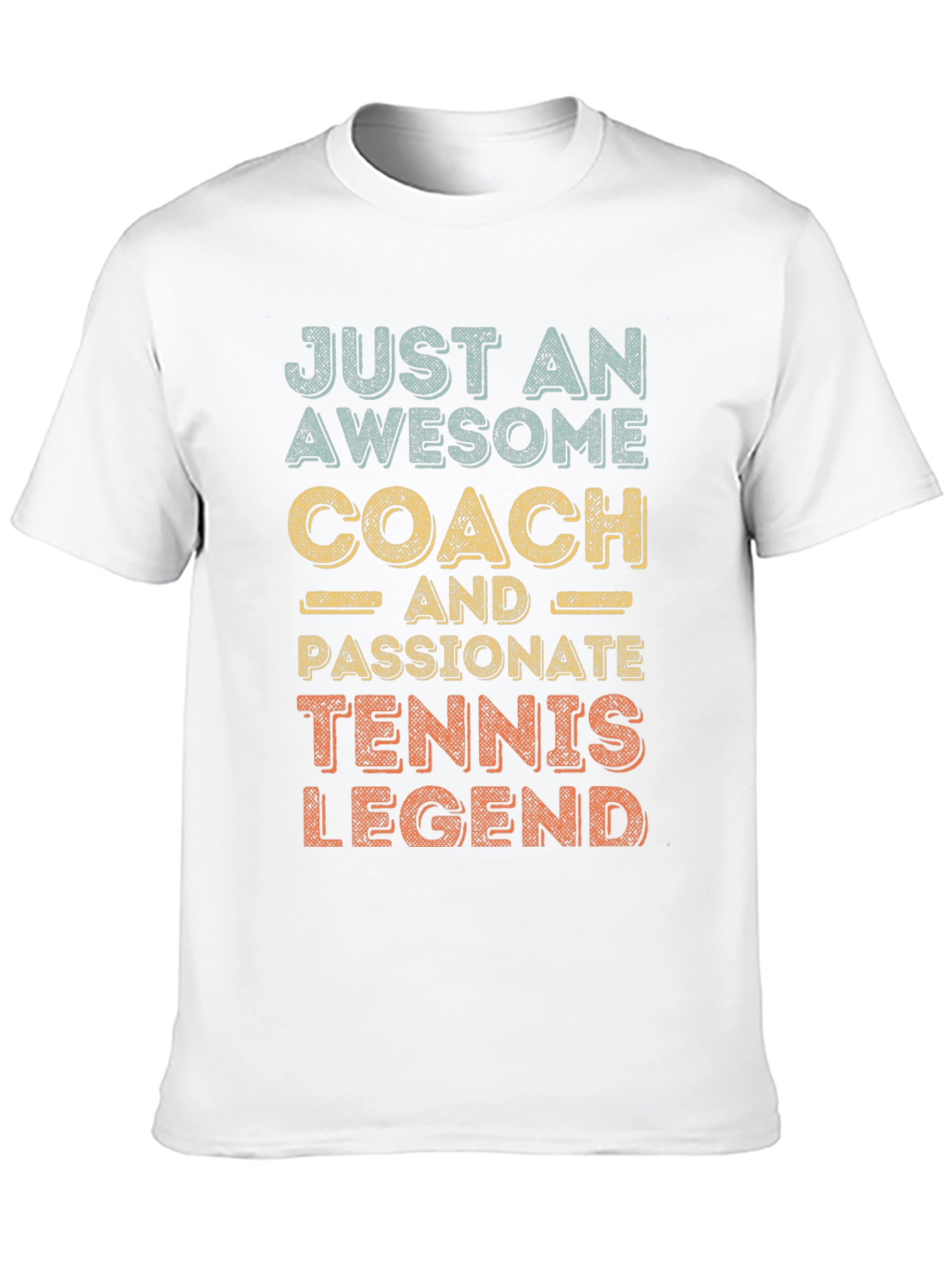 Black Awesome Coach Tennis Legend T-Shirt view 10