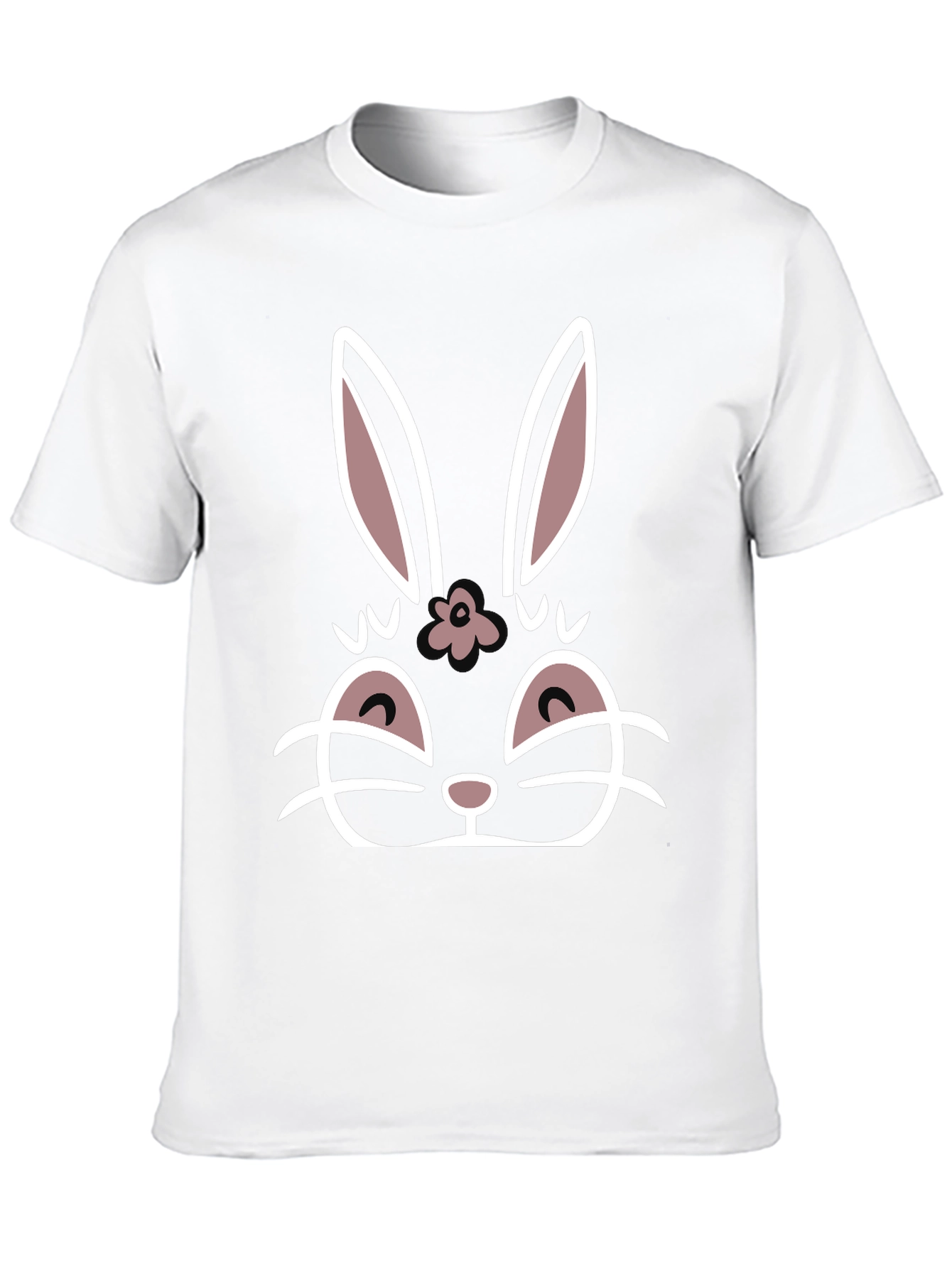 Cute Bunny Graphic T-Shirt - 10