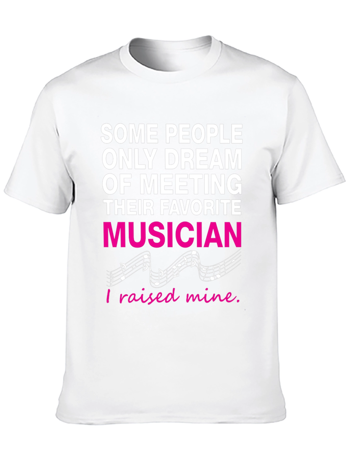 Black Proud Parent Musician Graphic T-Shirt view 10