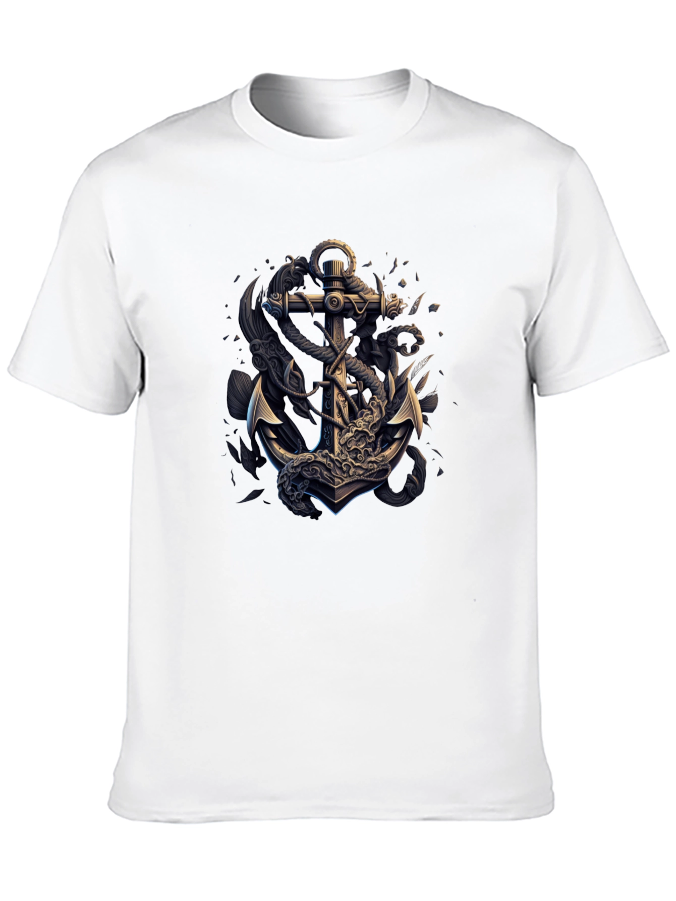 Anchor Kraken Graphic Black T-Shirt - 10