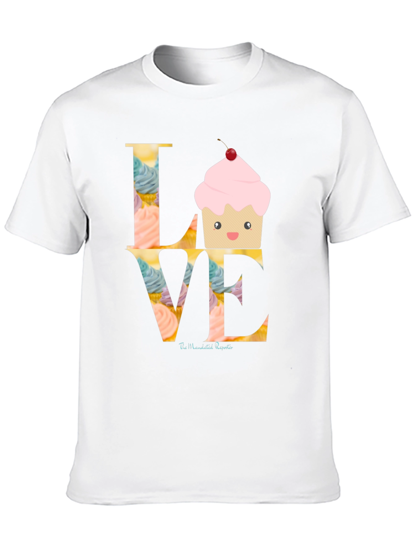 Black Love Cupcake Graphic T-Shirt view 10