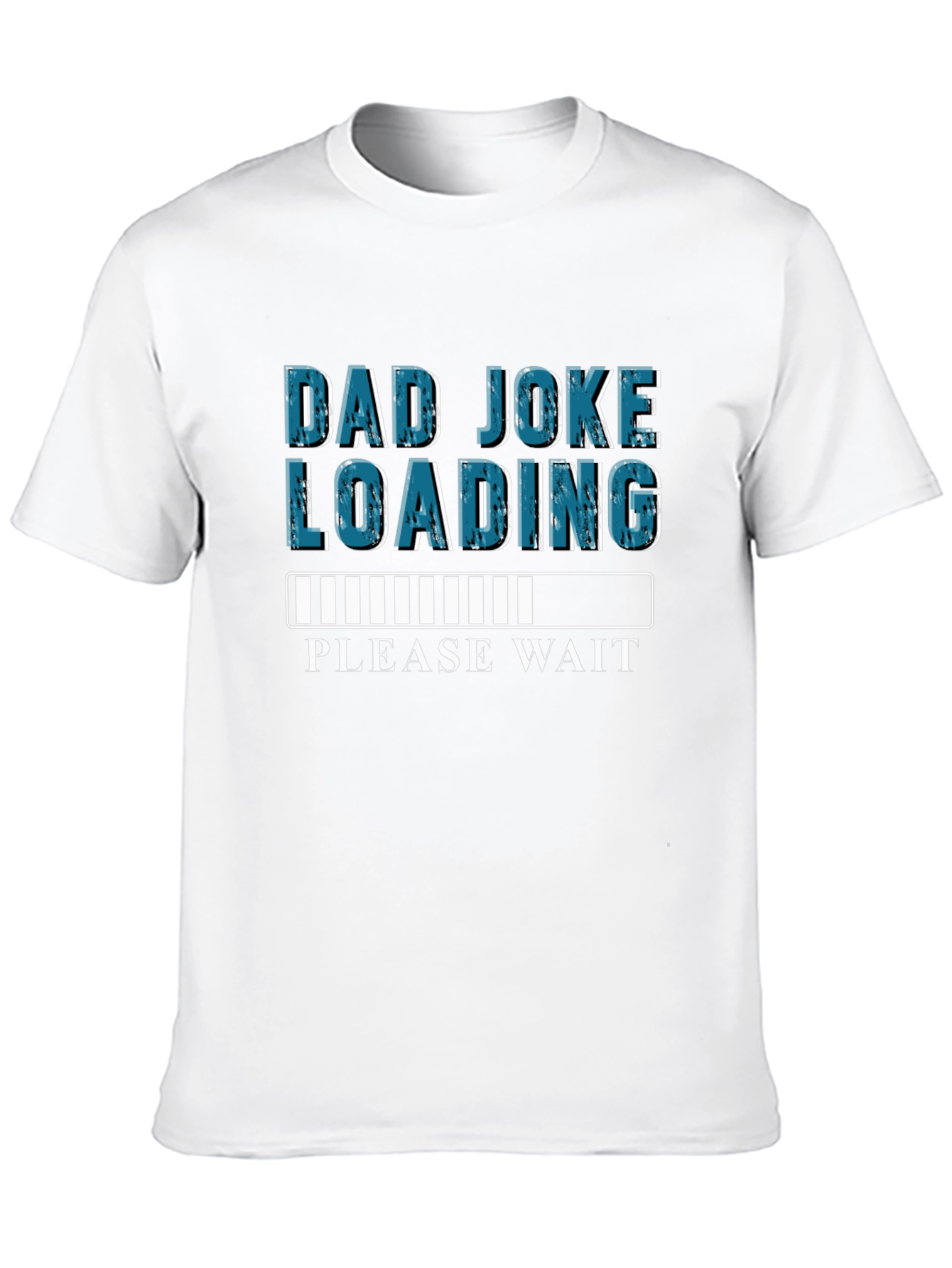 Black Dad Joke Loading T-Shirt - Humorous Novelty Tee view 10