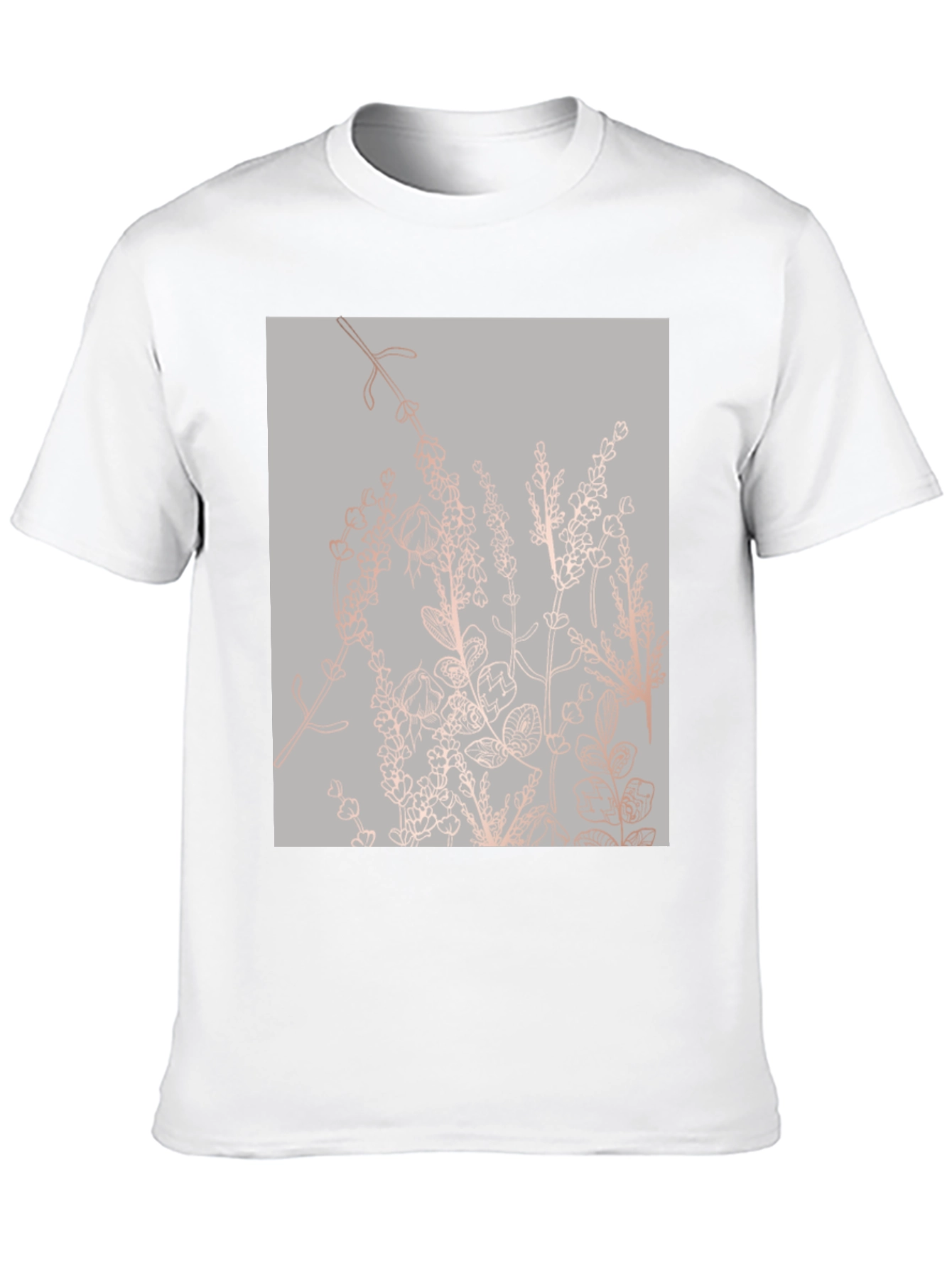 Black Floral Print T-Shirt - Stylish Graphic Tee view 10