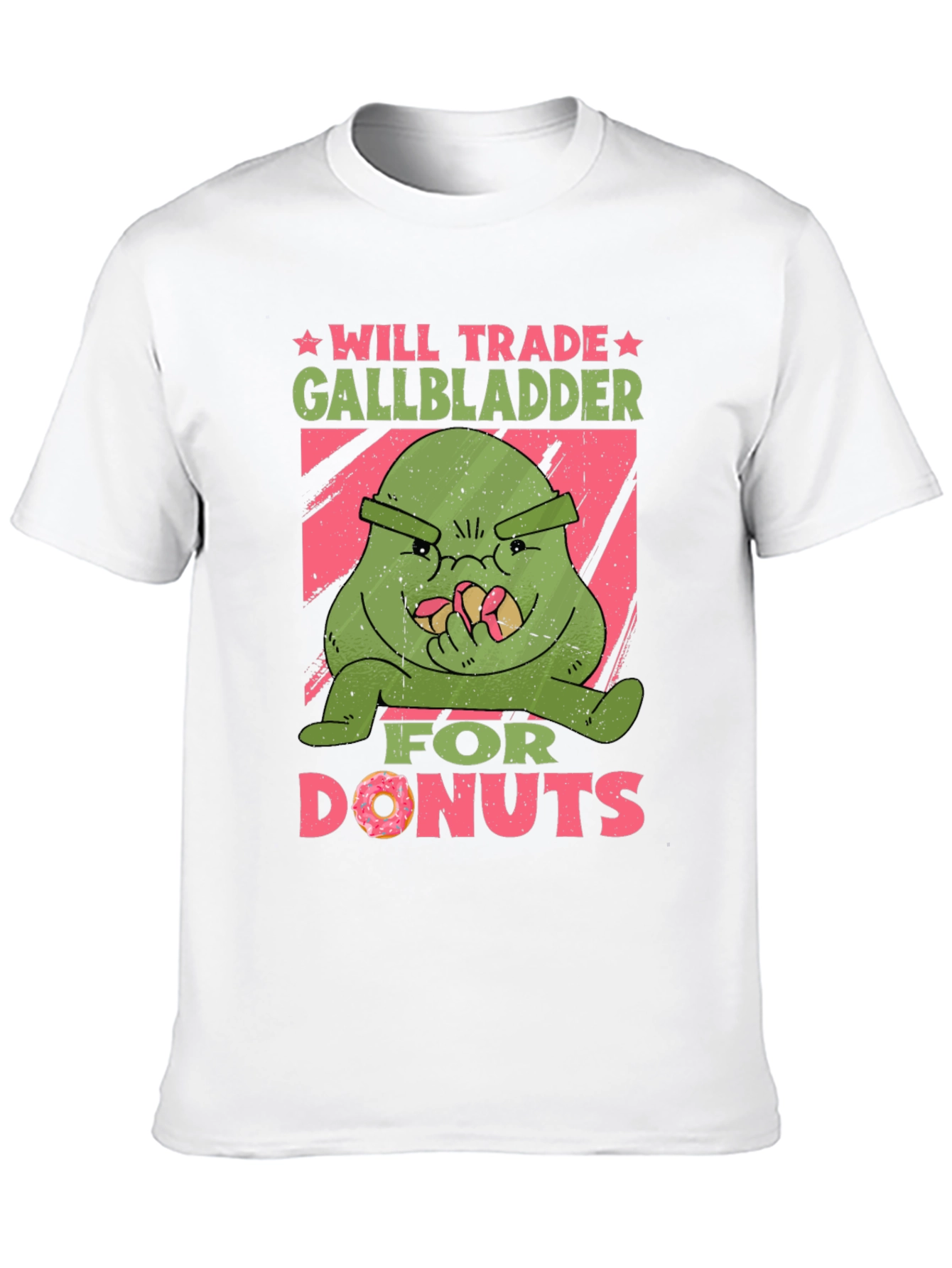 Black Will Trade Gallbladder for Donuts Graphic Tee view 10