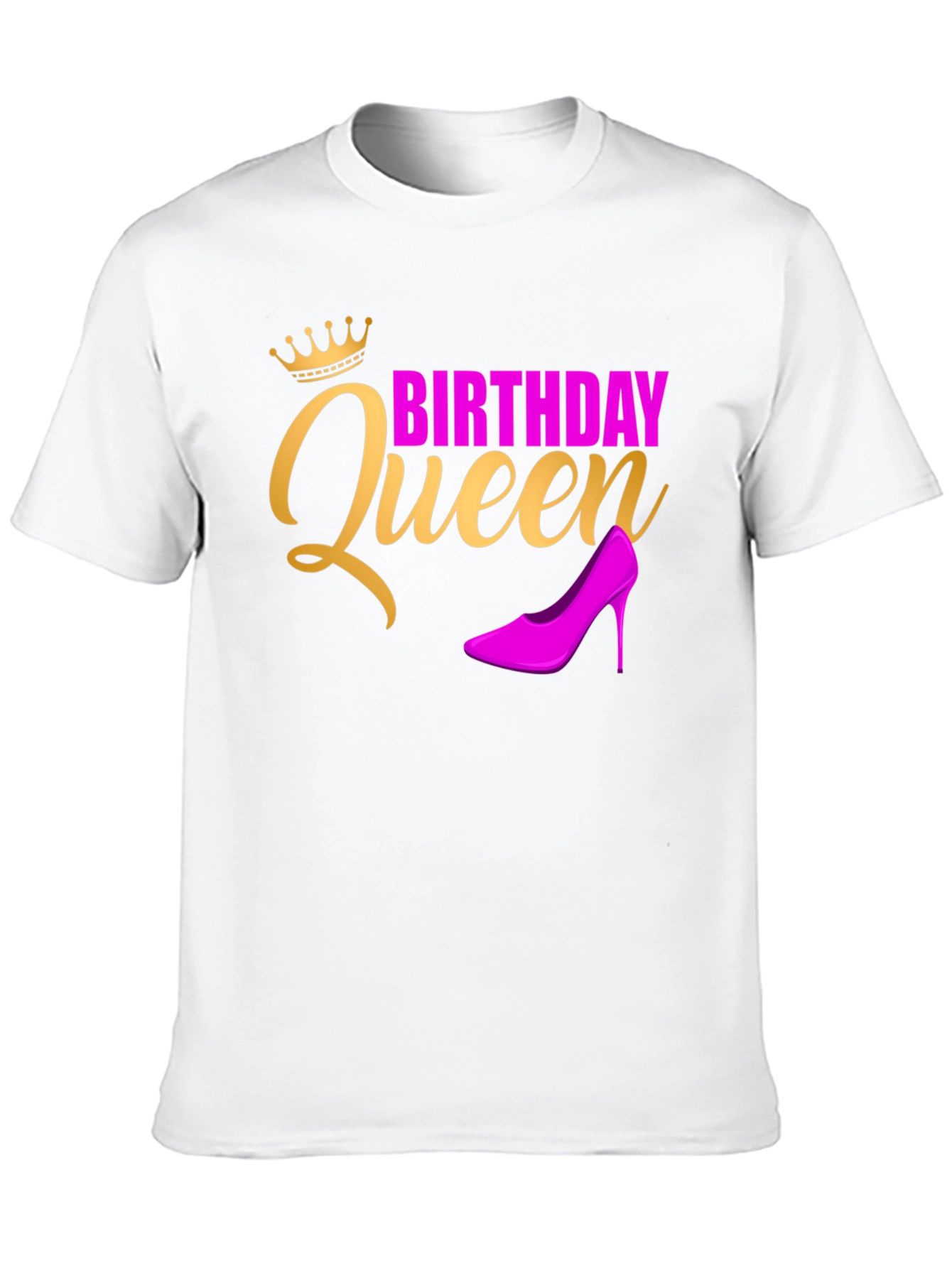 Black Birthday Queen T-Shirt view 10