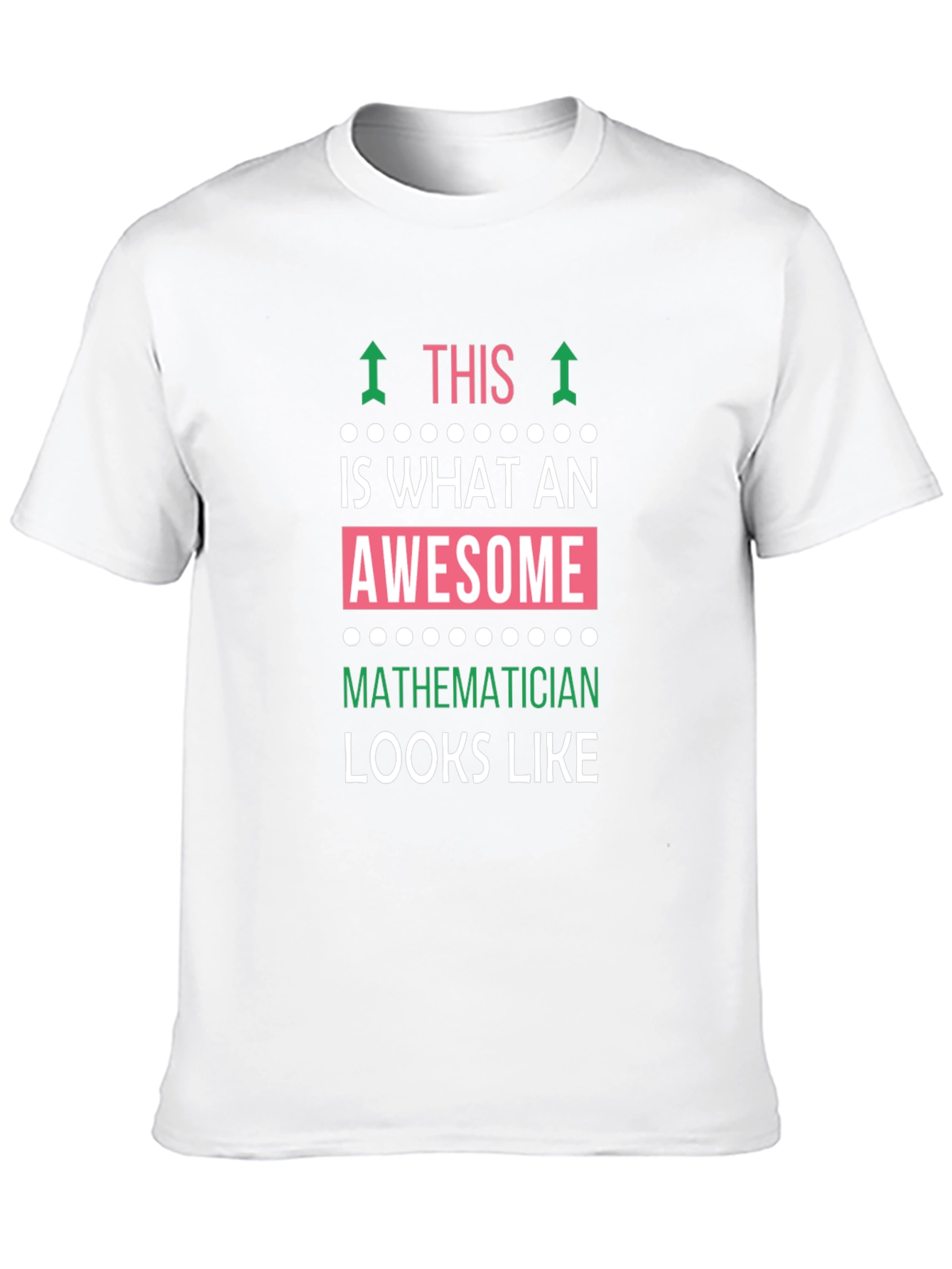 Black Awesome Mathematician T-Shirt view 10