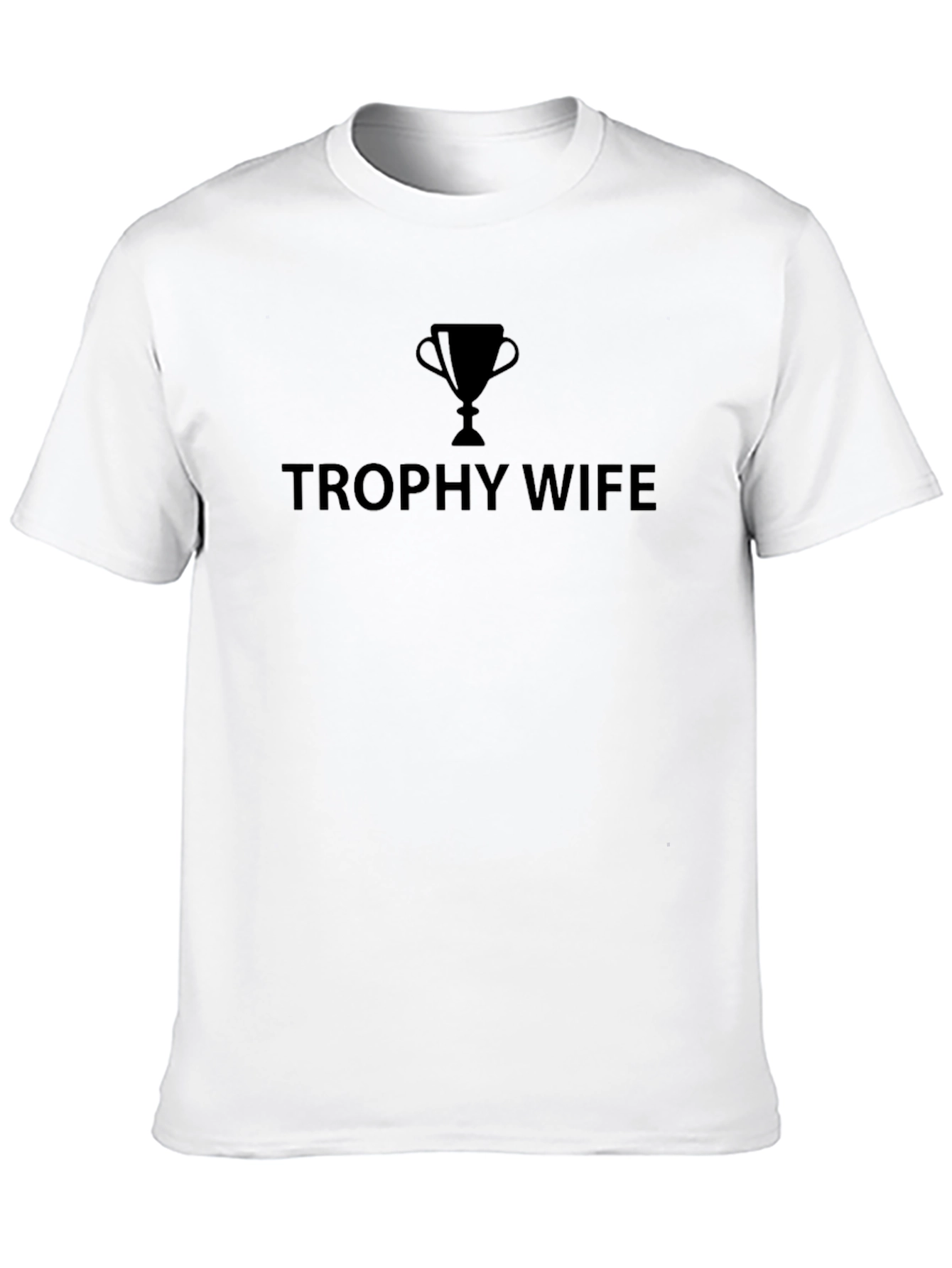 Black Trophy Wife Graphic Tee - Humorous Gift view 10