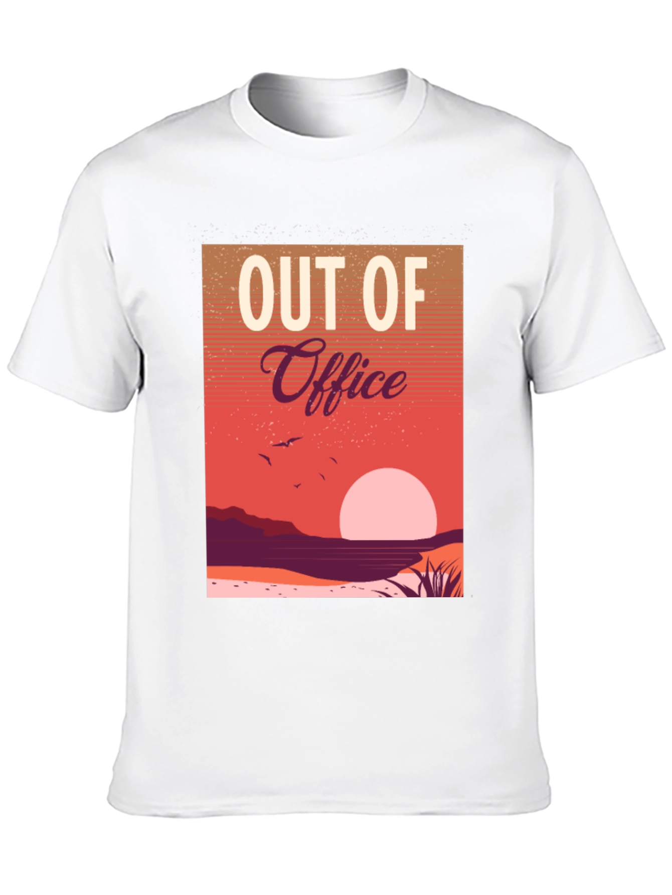 Black Out of Office Sunset Graphic Tee view 10