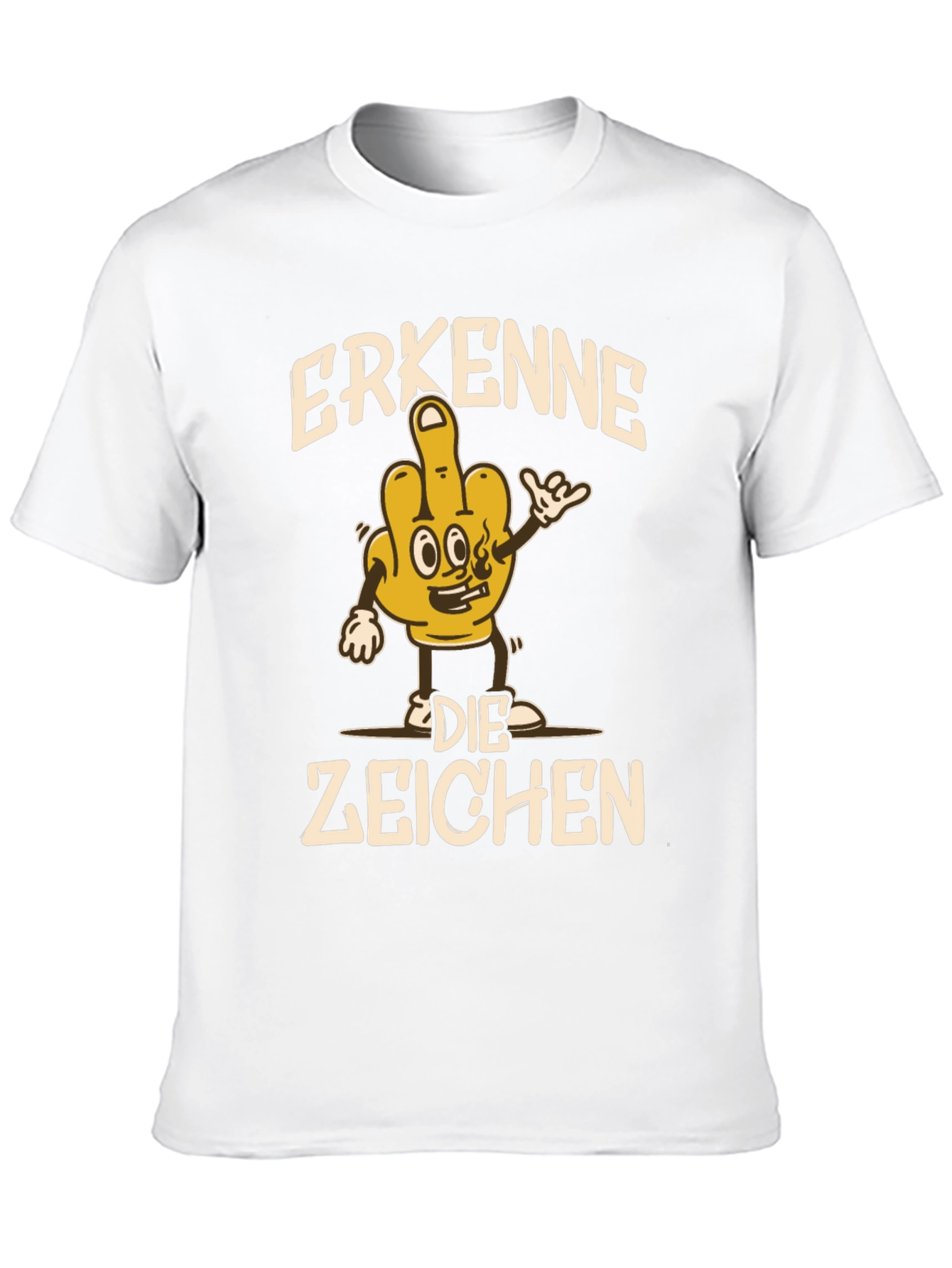 Black Erkenne Die Zeichen Graphic Tee view 10