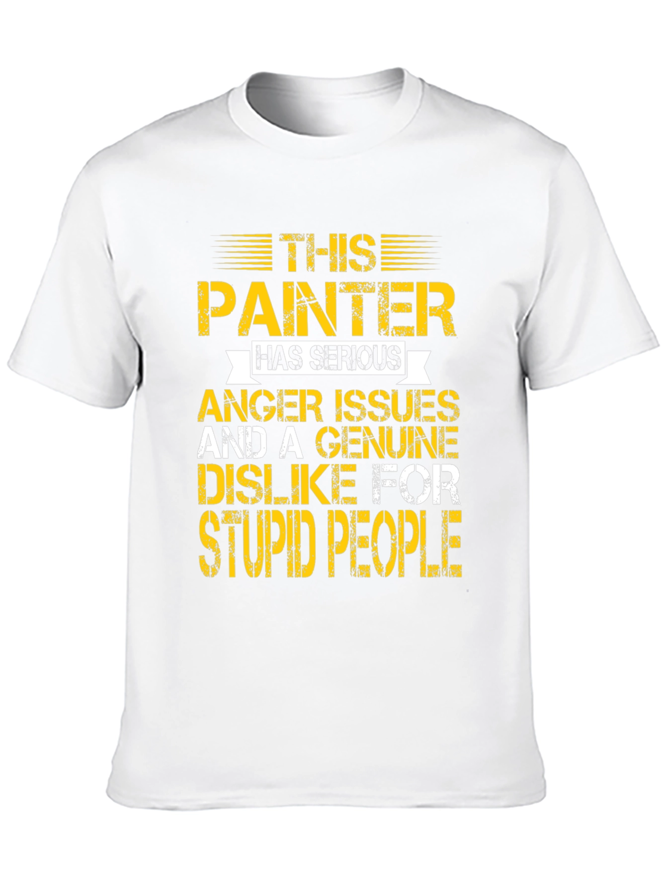 Black This Painter Has Serious Anger Issues Graphic Tee view 10
