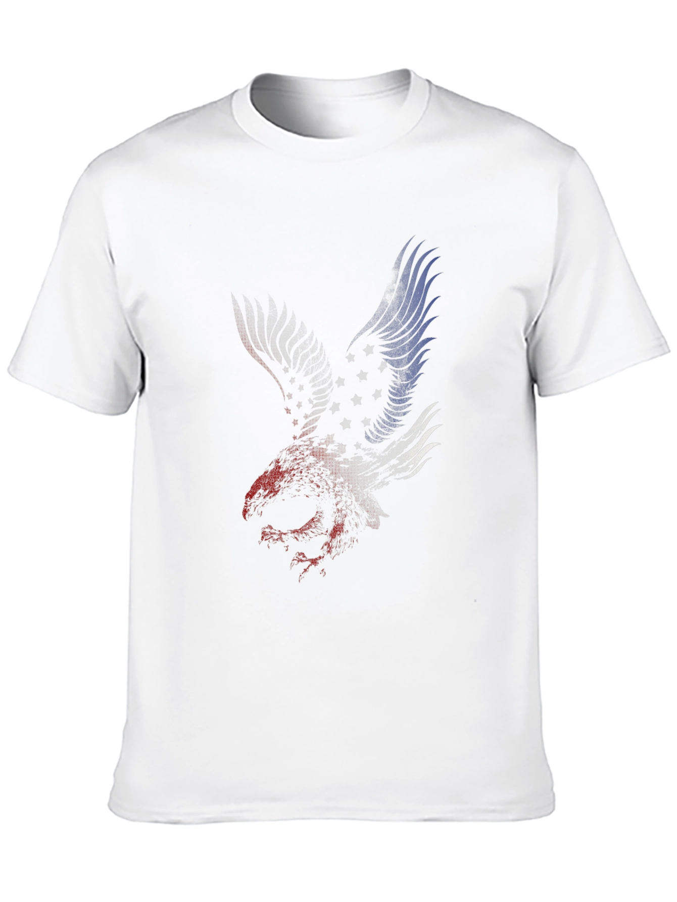 Black American Eagle Graphic Tee - Patriotic Style view 10