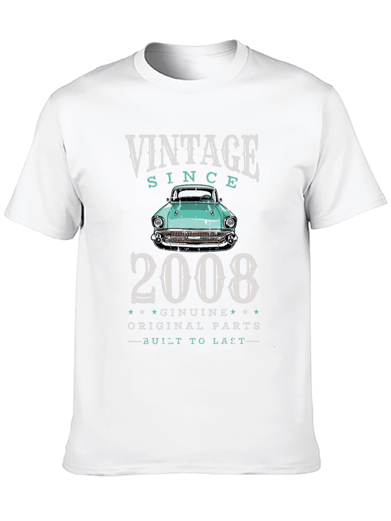 Black Vintage 2008 T-Shirt - Genuine Original Parts view 10