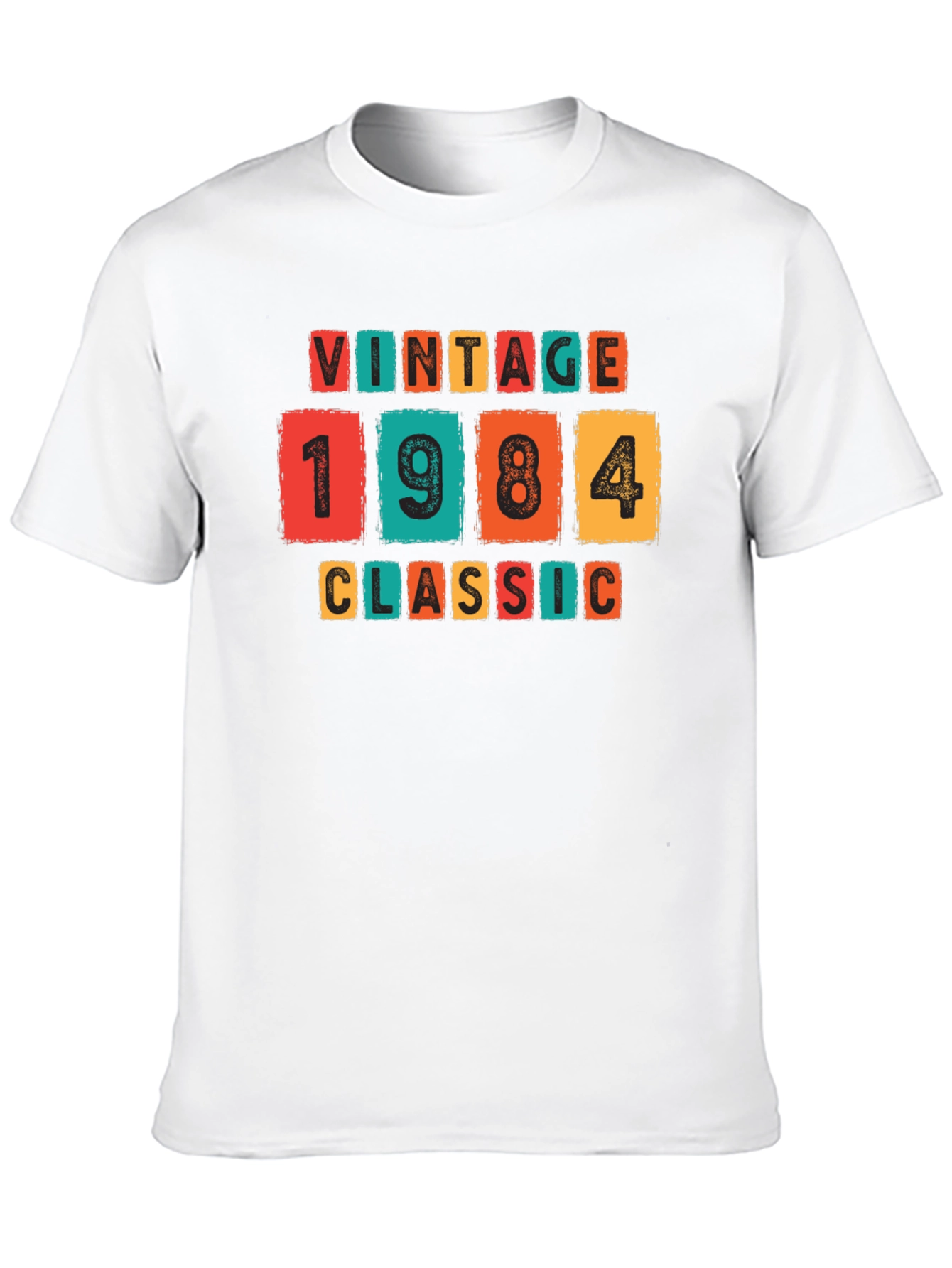 Black Vintage 1984 Classic Graphic T-Shirt view 10