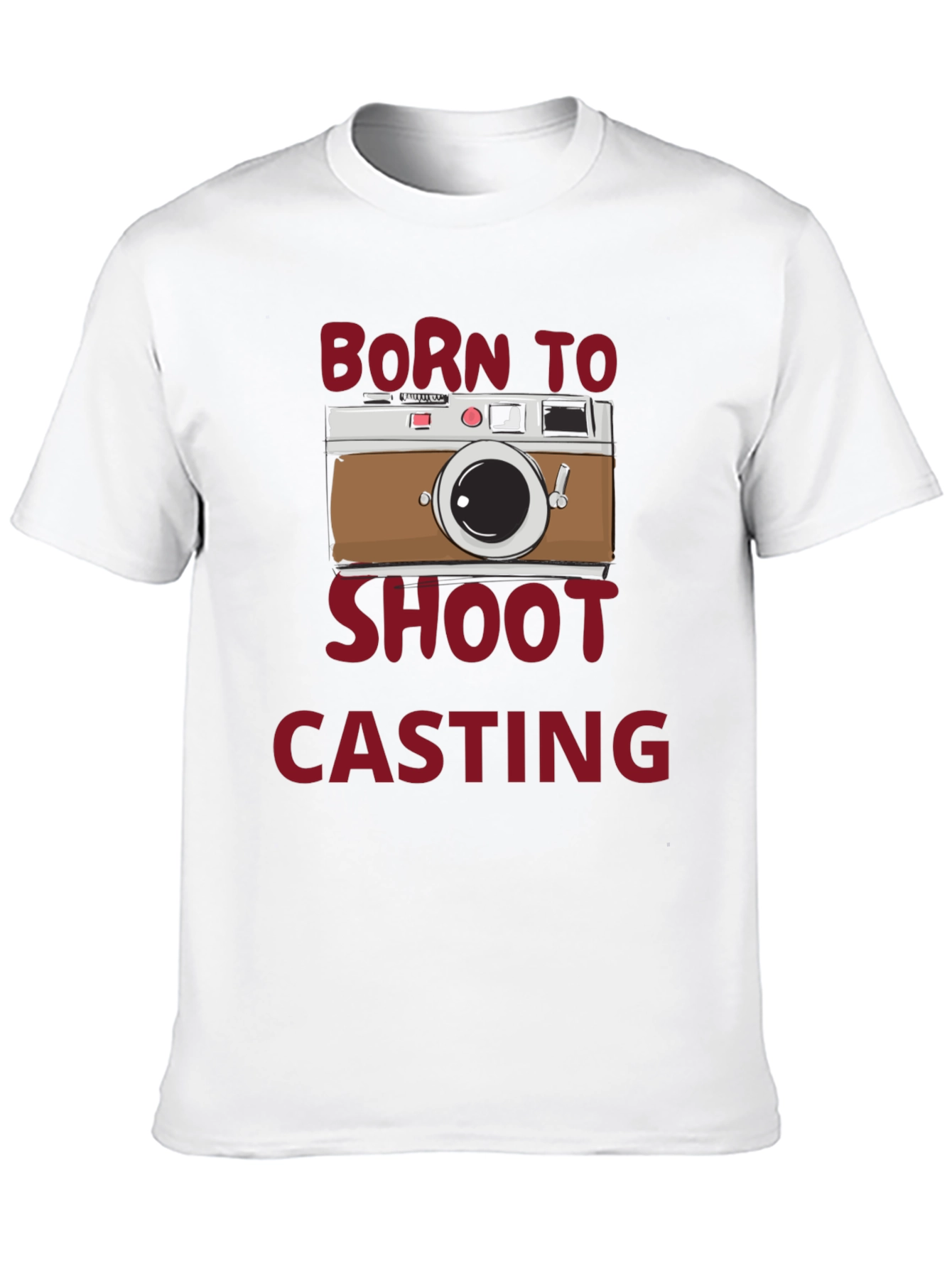 Black Born to Shoot Casting Black T-Shirt view 10