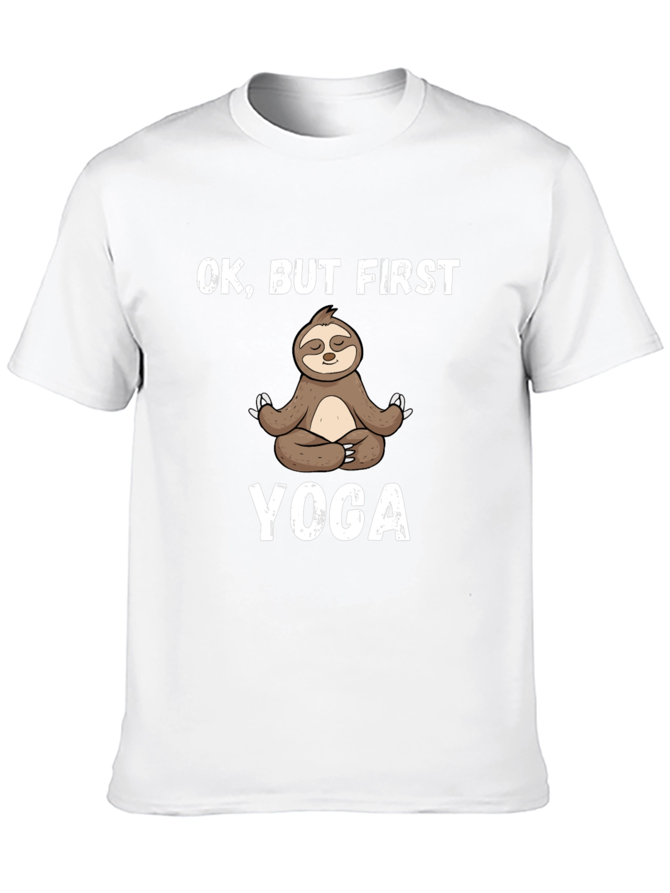 Black OK, BUT FIRST YOGA T-Shirt view 10
