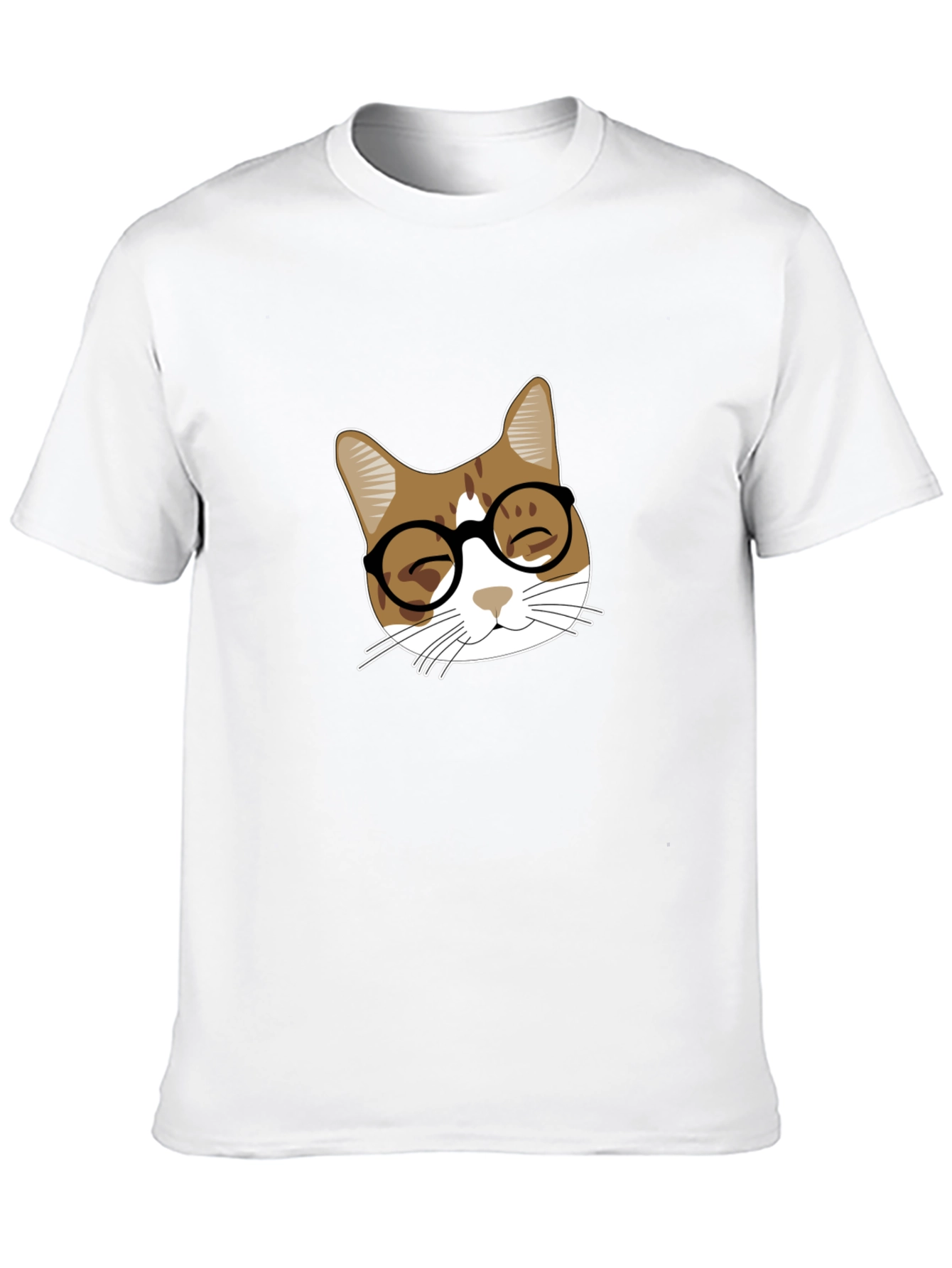 Black Cool Cat Tee - Black Cotton Blend T-Shirt view 10