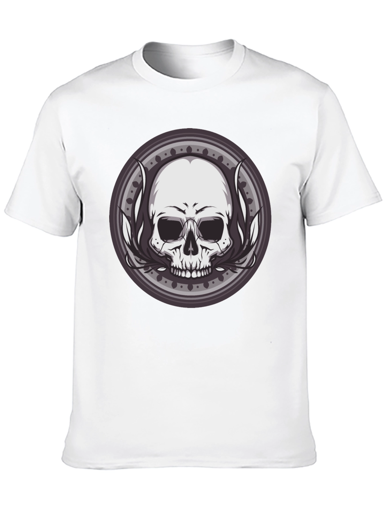 Black Skull Graphic Black T-Shirt - Edgy Style view 10