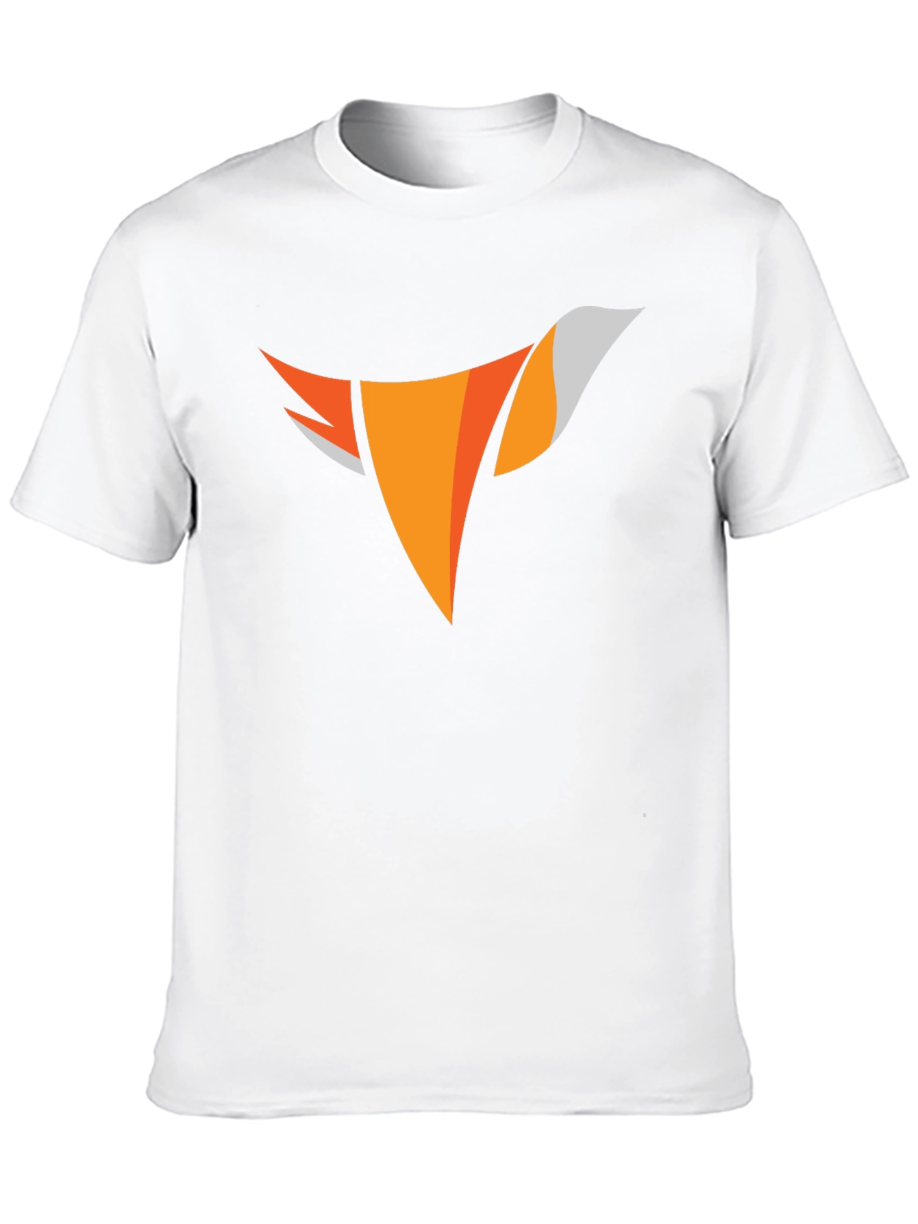 Black Stylish Black T-Shirt with Fox Logo view 10