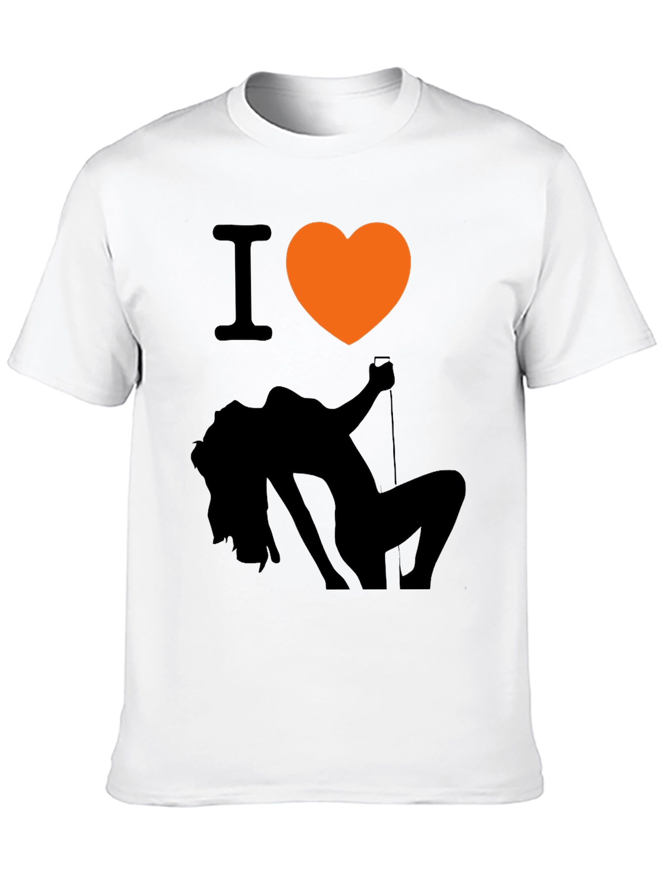 Black I Heart Exotic Dancer Graphic T-Shirt view 10