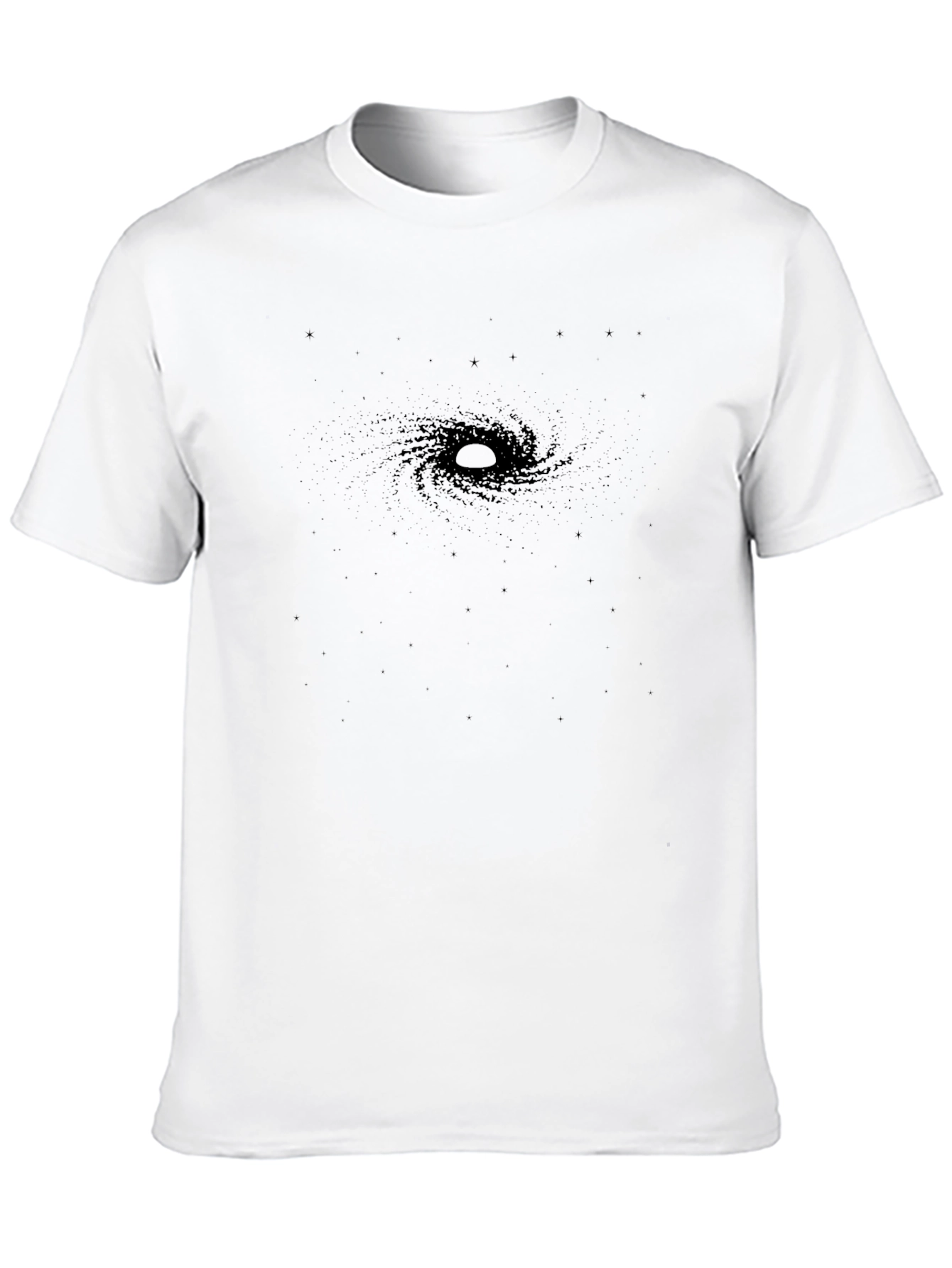 Black Black Hole Graphic Tee - Modern Style view 10