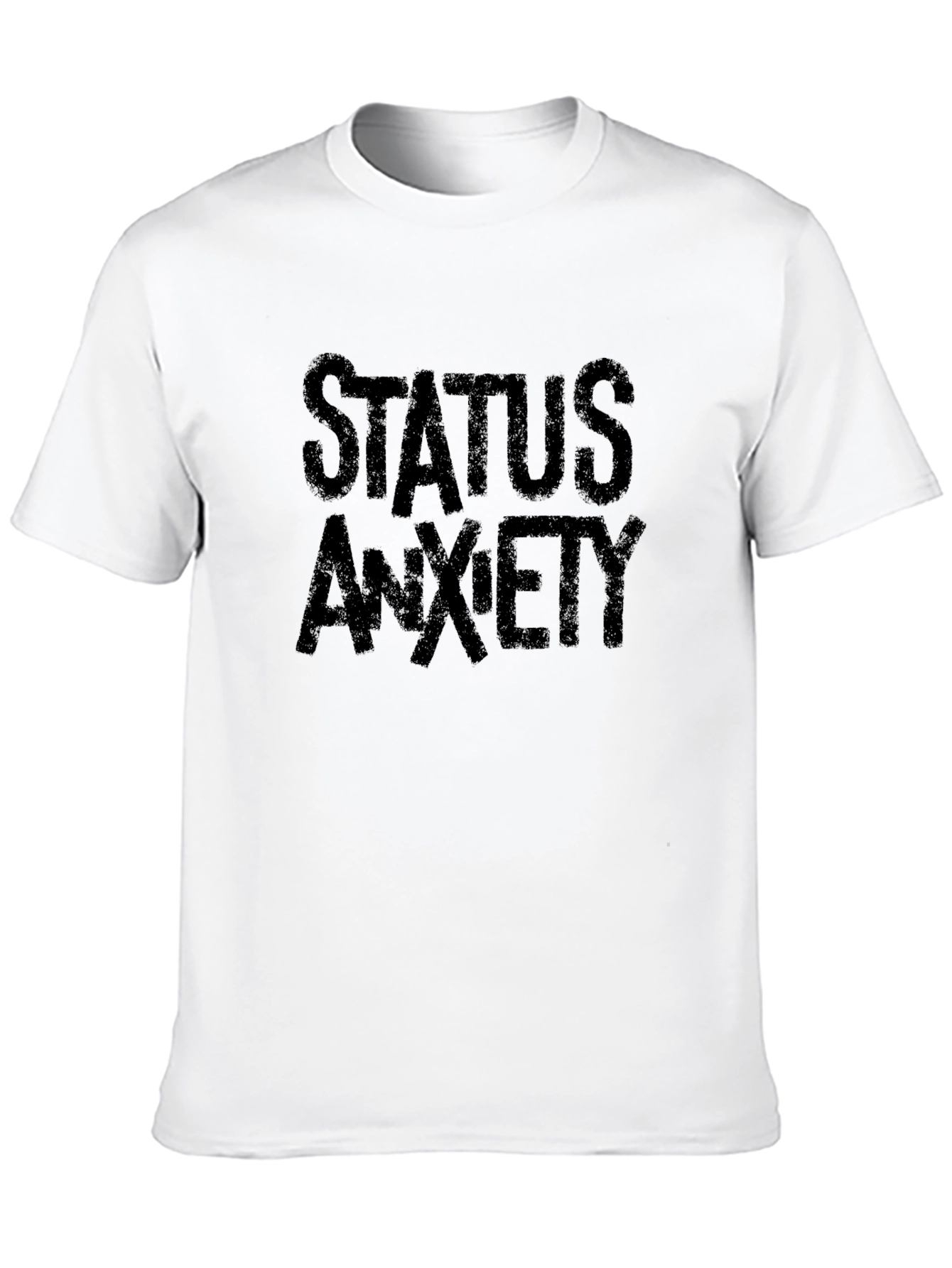 Black Status Anxiety Black Graphic T-Shirt view 10
