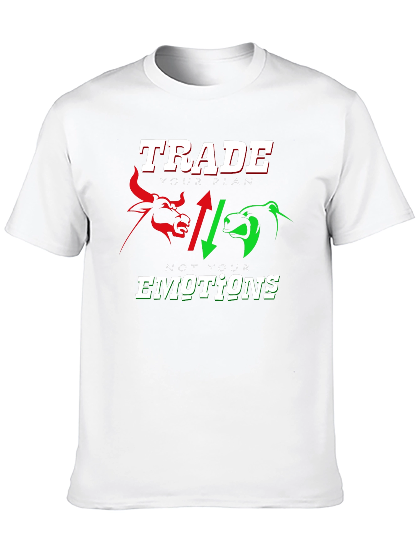 Black Trade Your Plan T-Shirt view 10