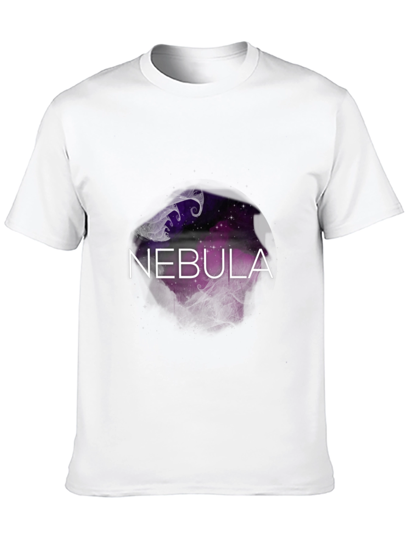 Nebula Galaxy Graphic T-Shirt - Black - 10