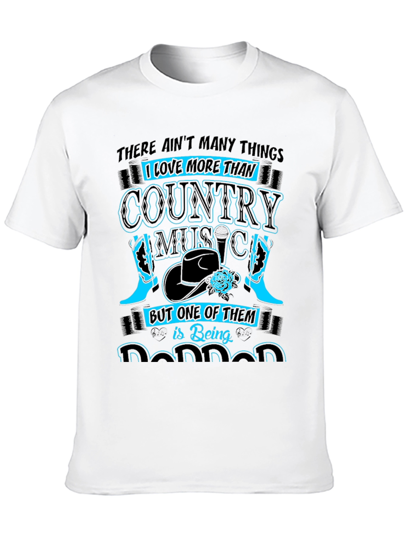 Black Country Music Lover Graphic Tee view 10