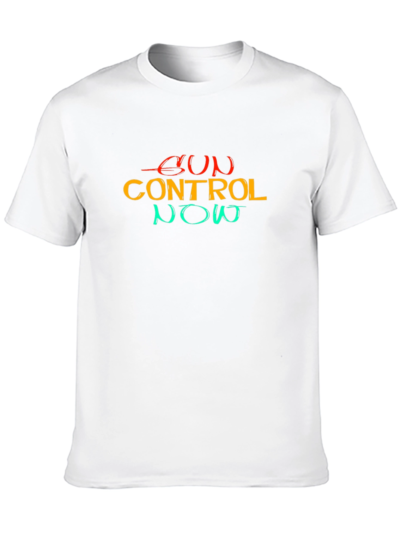 Black Gun Control Now Black T-Shirt view 10