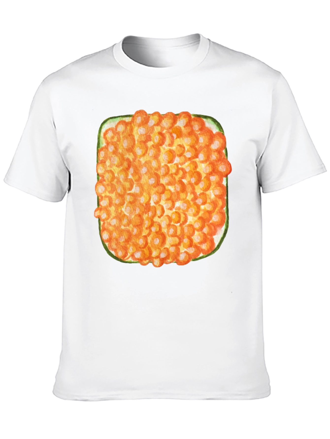 Black Caviar Square T-Shirt - Unique Food Tee view 10