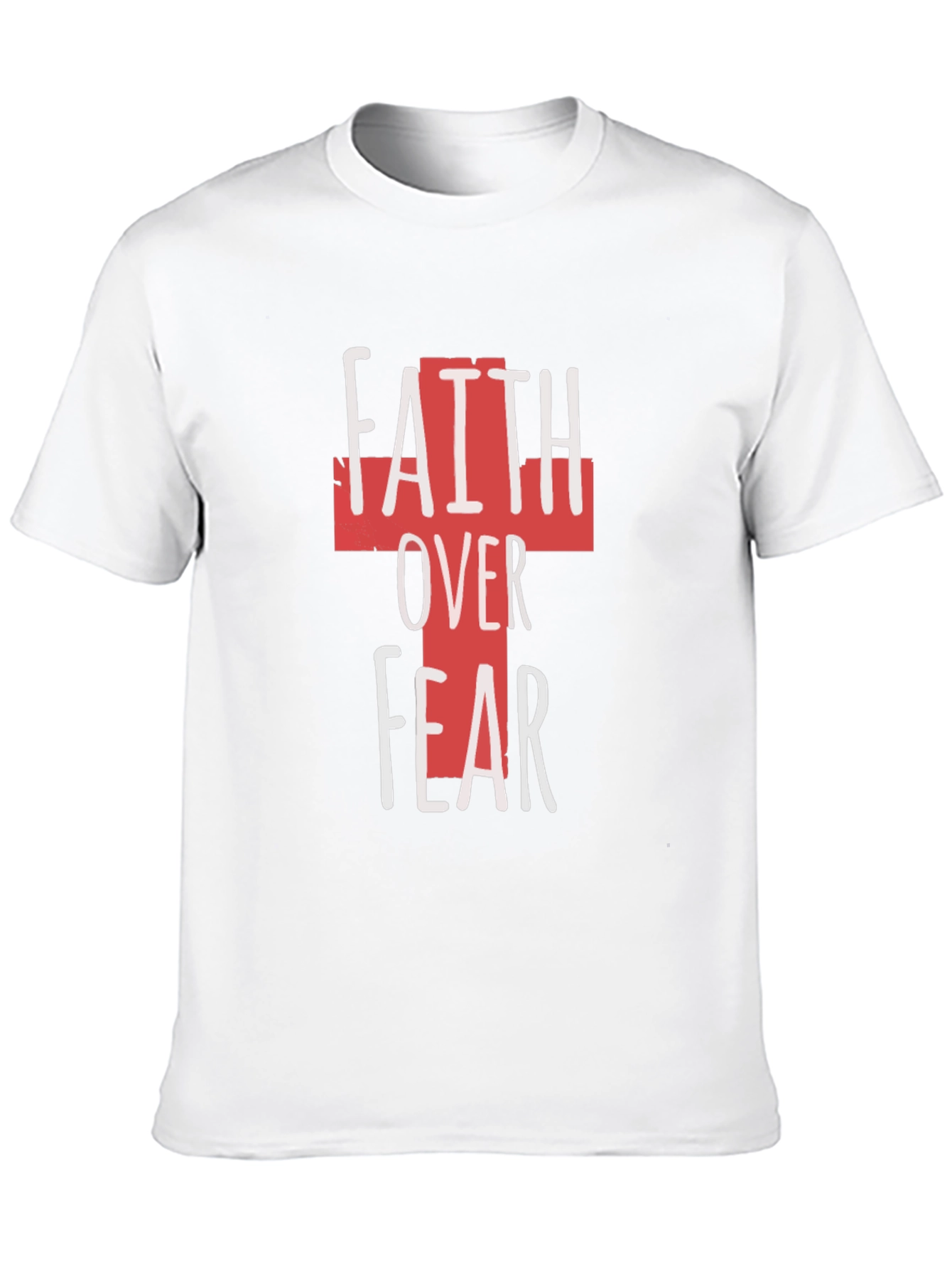 Faith Over Fear Graphic Tee - Christian Apparel - 10