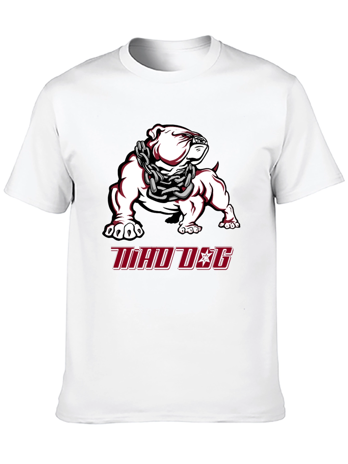 Black Mad Dog Graphic Tee - Men's Black Cotton T-Shirt view 10