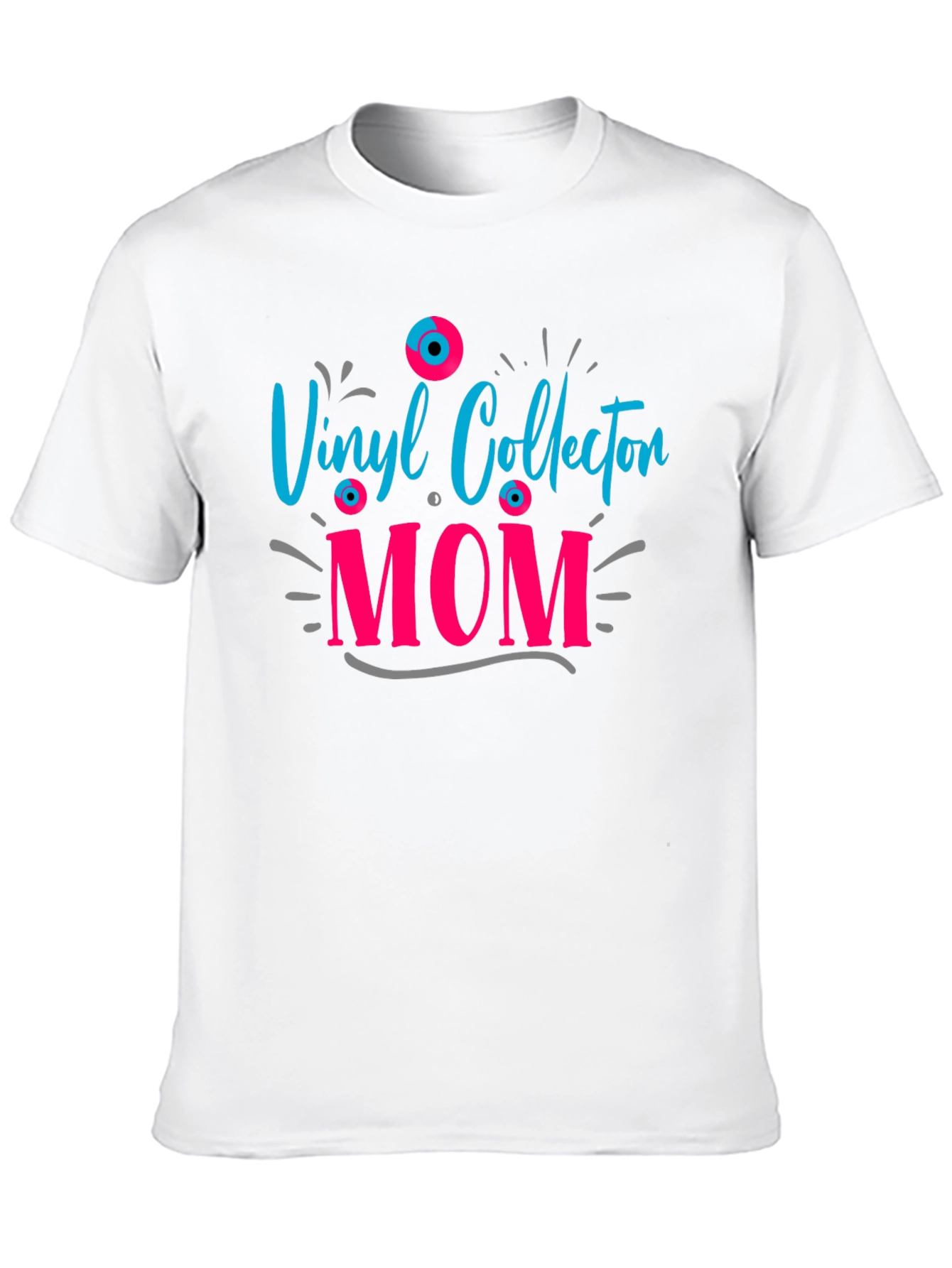 Black Vinyl Collection Mom T-Shirt view 10