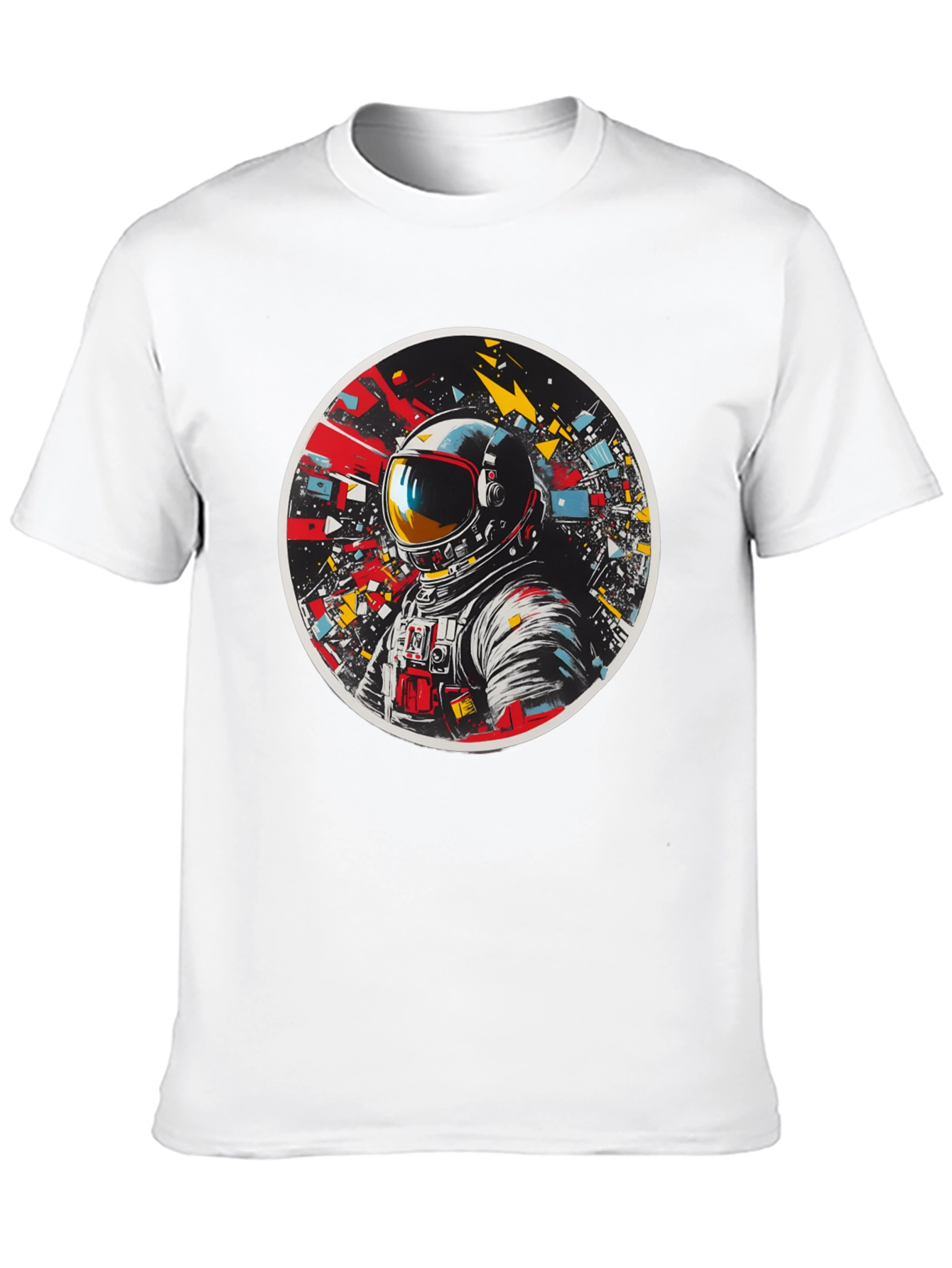 Black Astronaut Graphic Tee - Space Explorer T-Shirt view 10