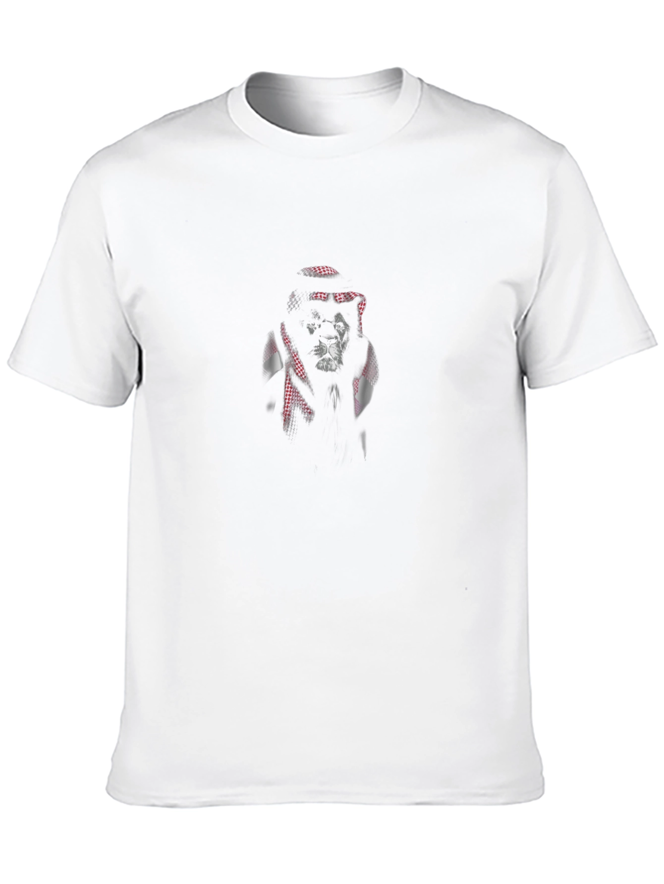 Black Lion Head Keffiyeh T-Shirt view 10