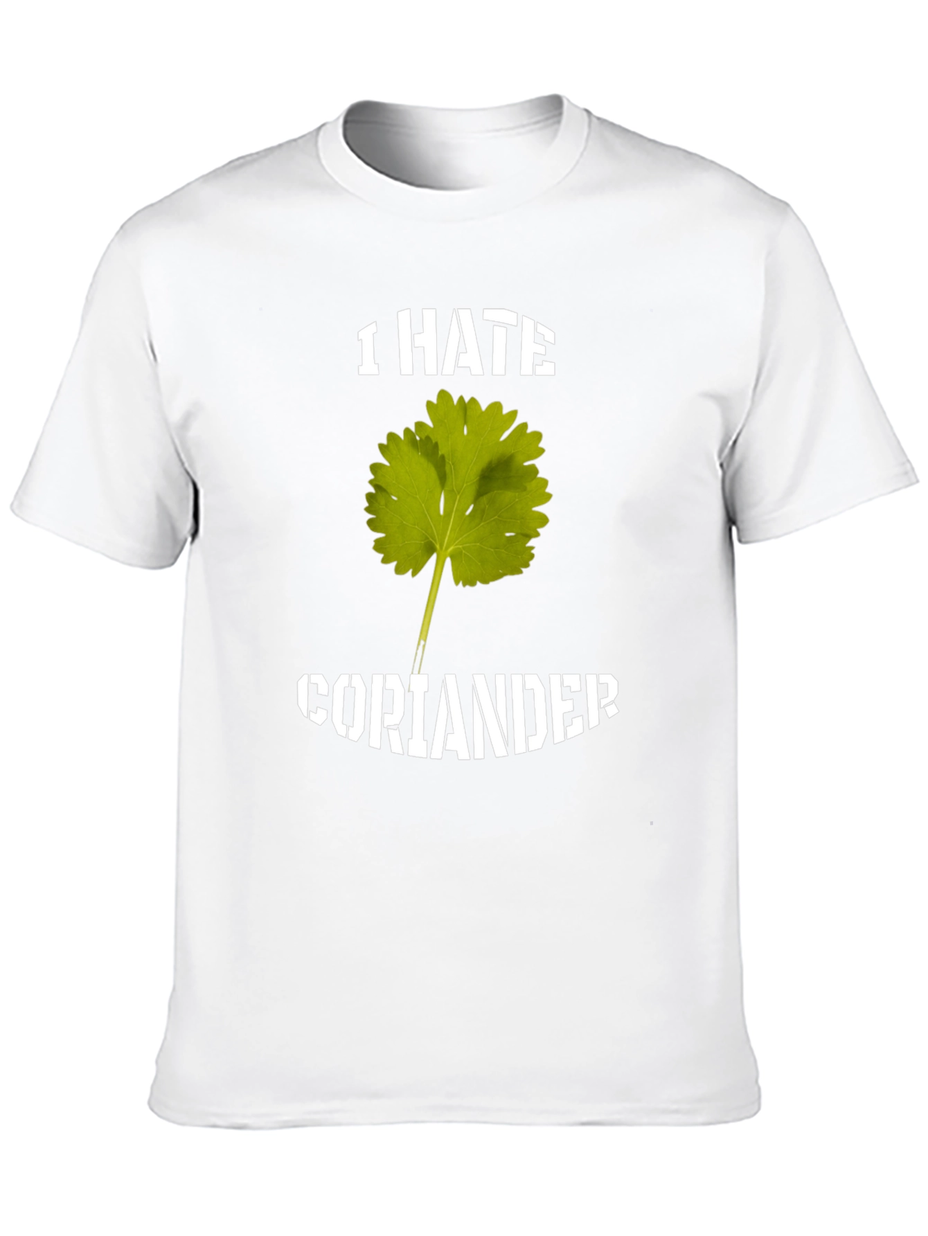 Black I Hate Coriander T-Shirt view 10